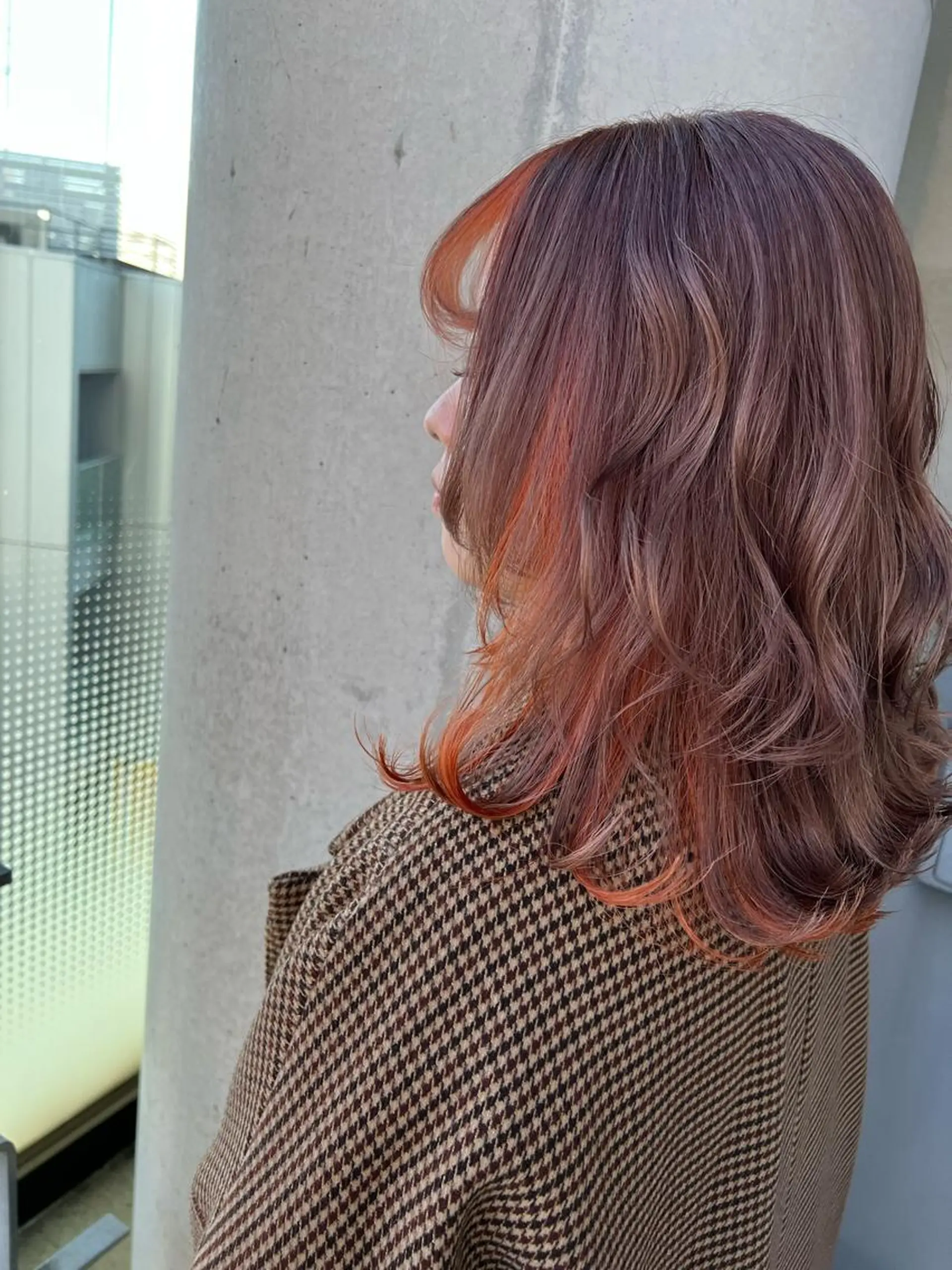 カラー オレンジ ピンクカラー ヘアカラー 艶カラー🌸アレンジ 🌹Sally🕊️のその他イメージ