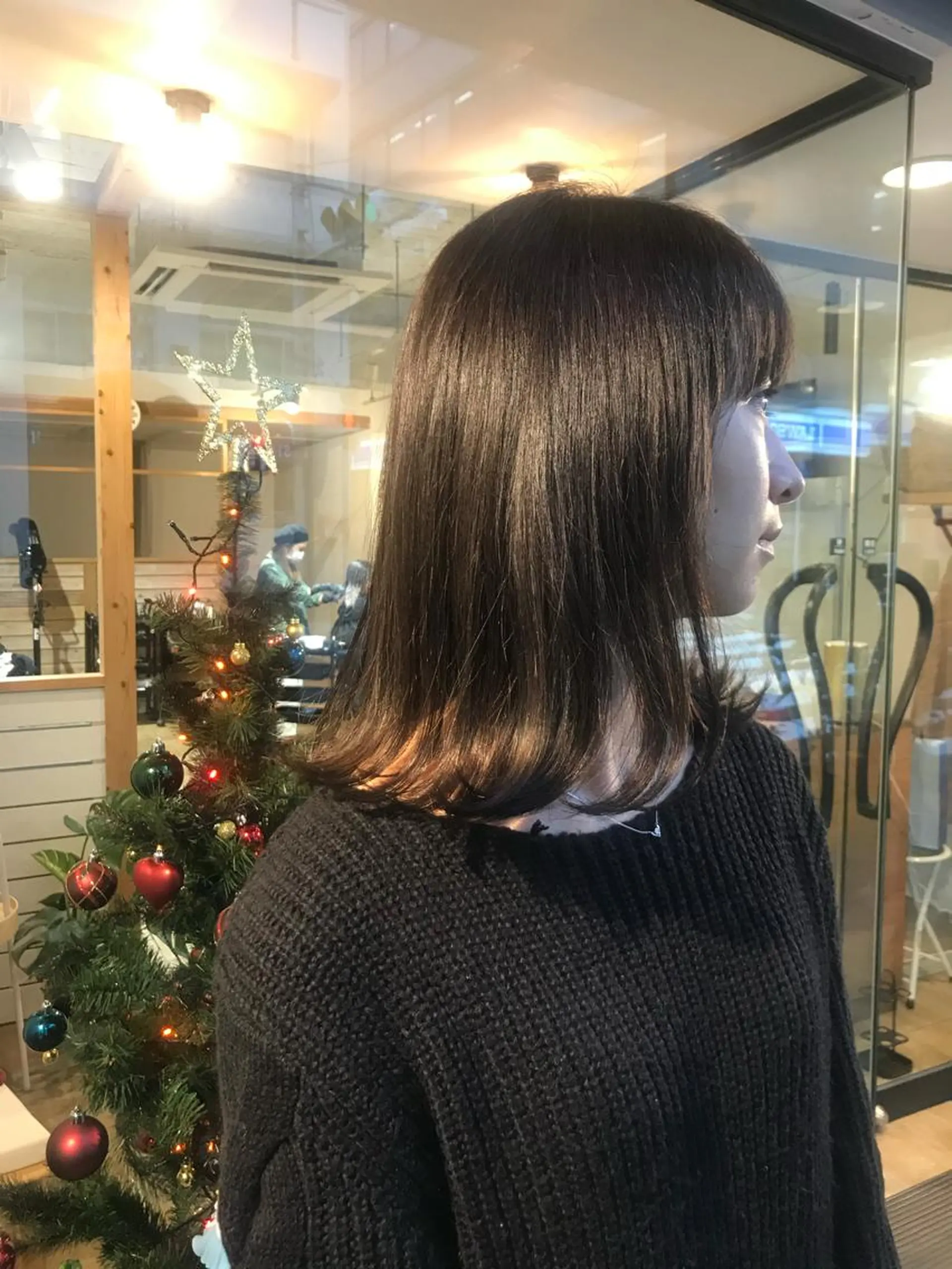 ミディアム 渋谷 ミモザワークス タニグチヨシユキのヘアスタイル