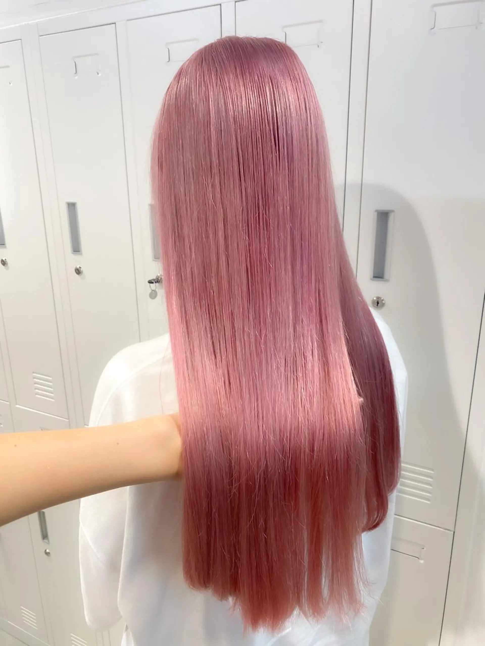 ロング カラー バレイヤージュ ブリーチ 透明感カラー デザインカラー ダブルカラー ヘアカラー トリートメント 💖ハイライト/ハイ トーン💖MIKIのヘアスタイル