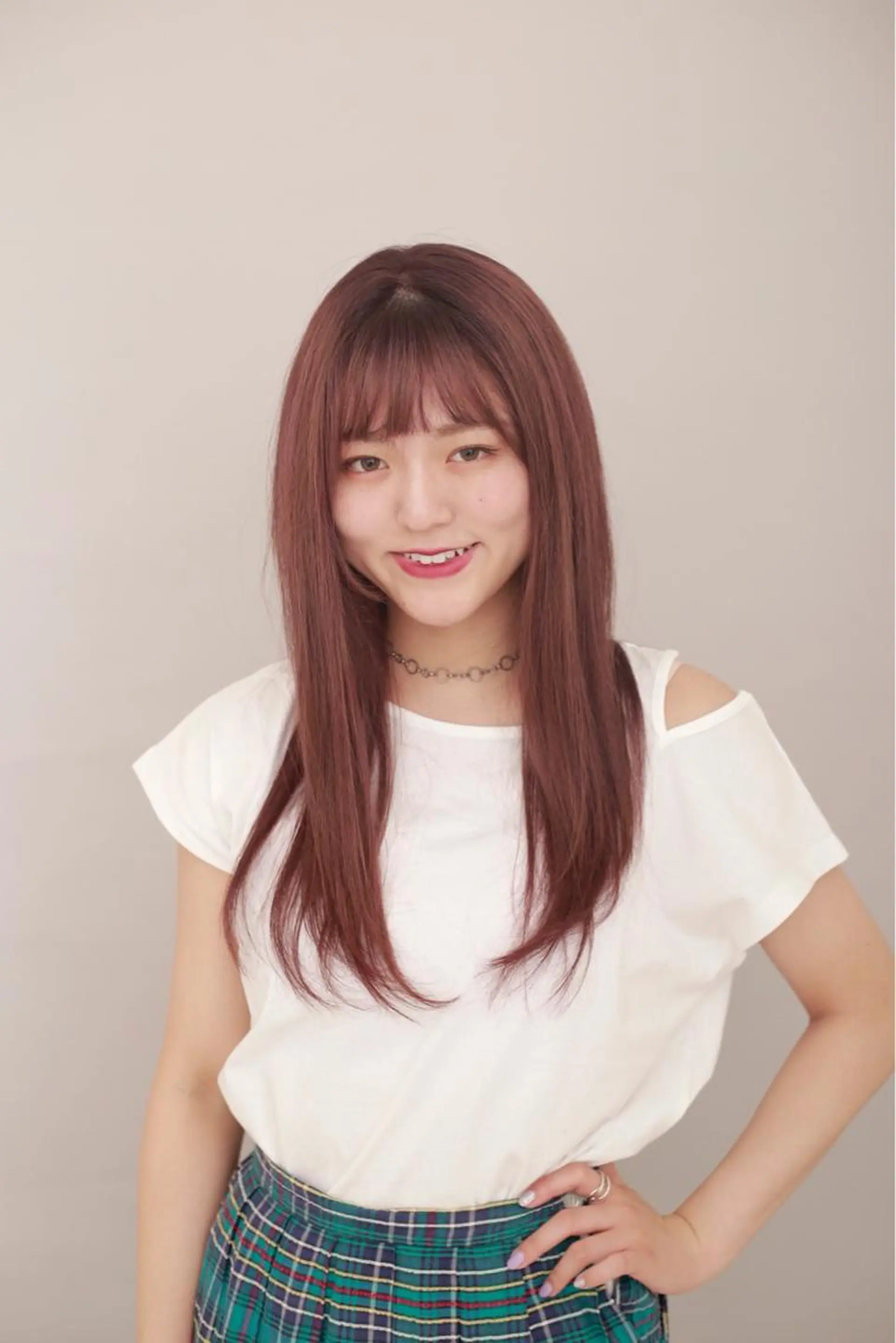 ロング カラー パーマ 佐川 友里のヘアスタイル