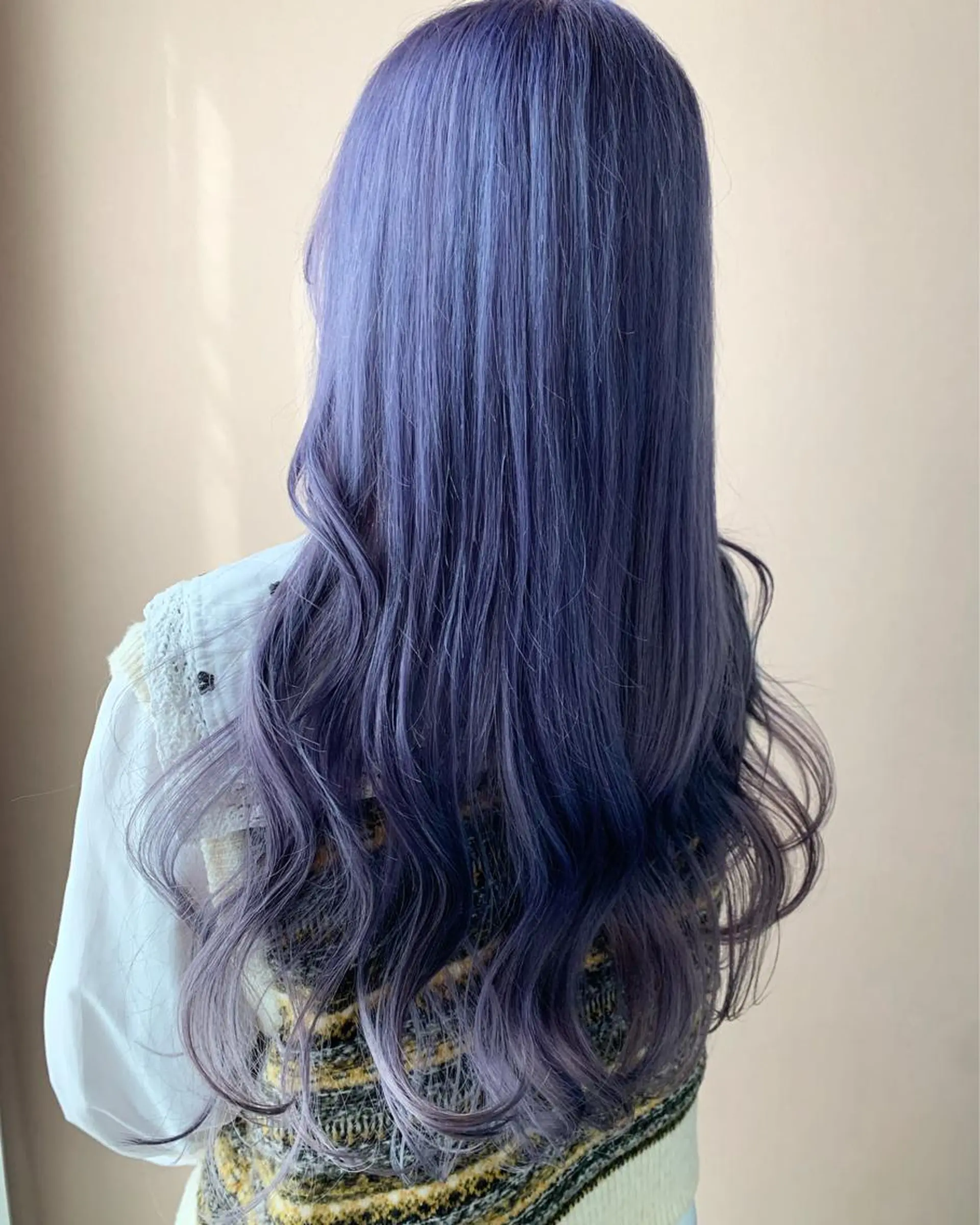 ロング カラー ブリーチ カット ヘアカラー トリートメント hub hair レイヤー/透明感のヘアスタイル