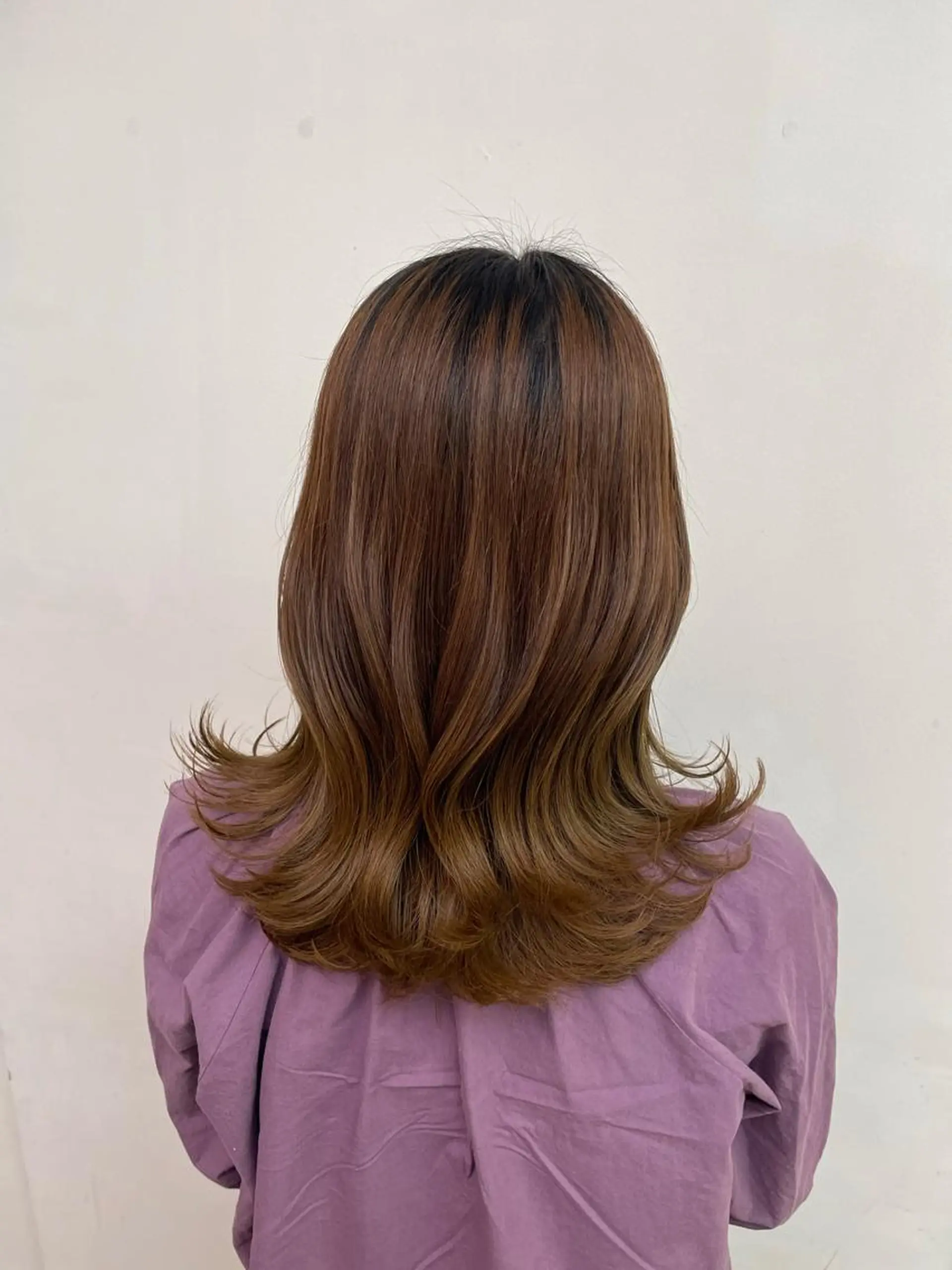 セミロング カラー ⚡️学芸大学 川上拓真⚡️のヘアスタイル