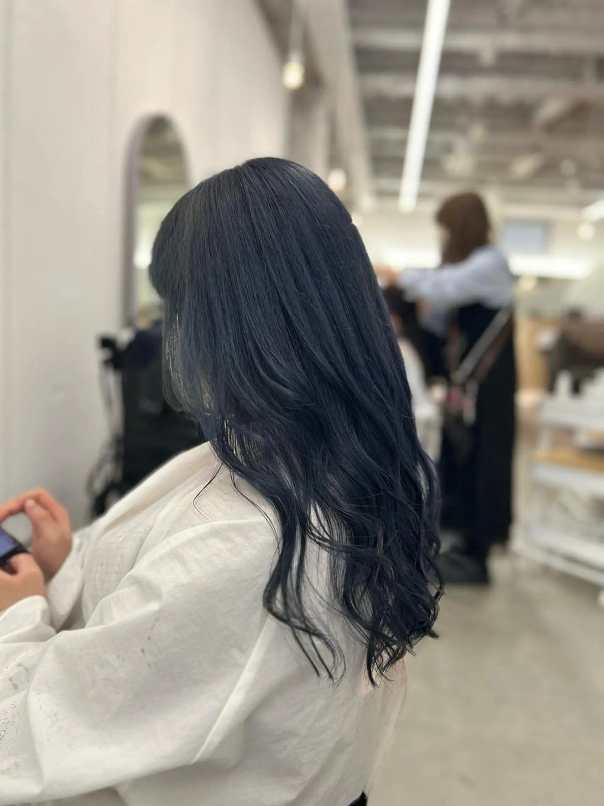 ロング カット ヘアカラー トリートメント 名古屋/伏見/花屋 併設/不破新のヘアスタイル