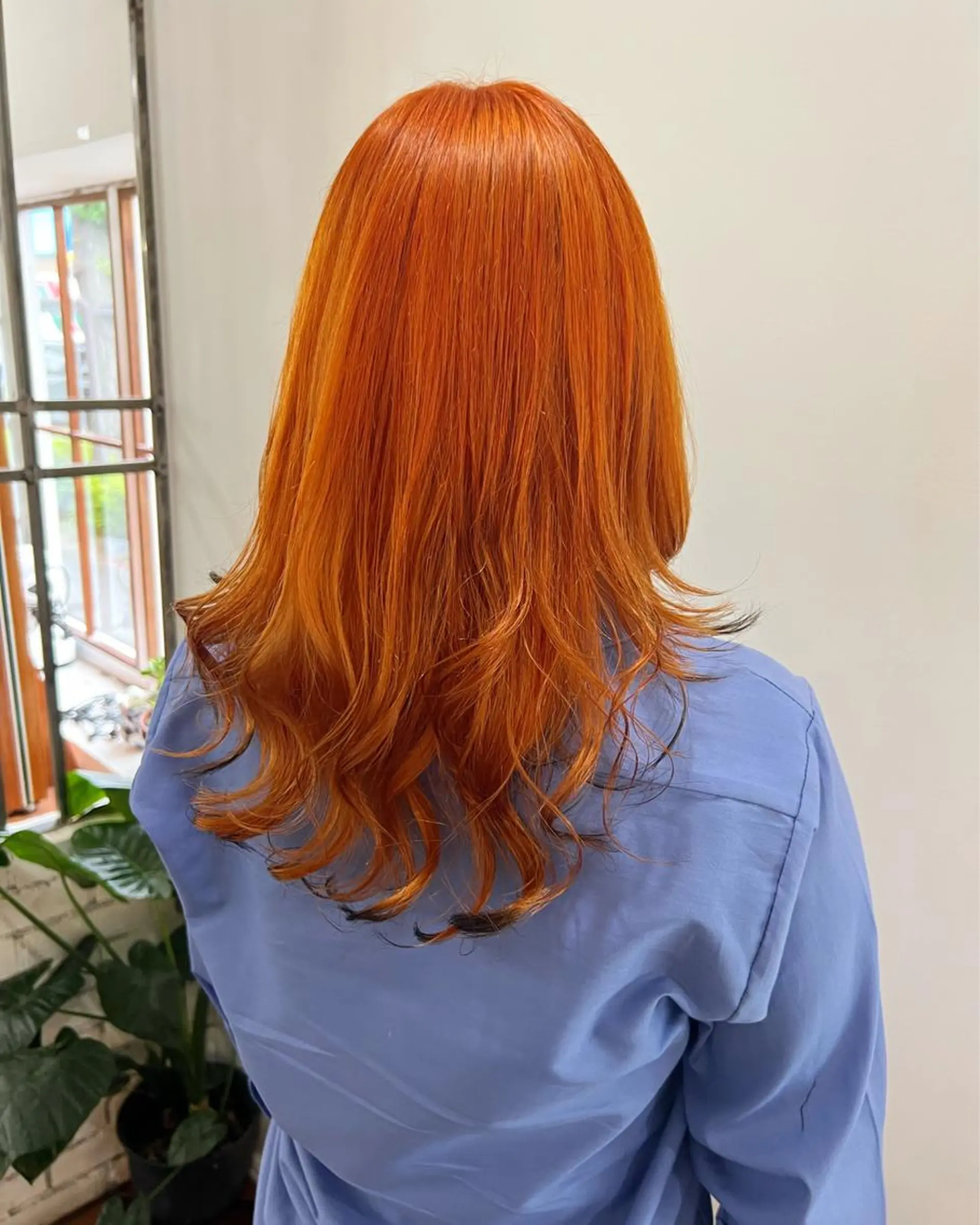 セミロング ヘアカラー フラム所属・WATANABE MISAKIのヘアスタイル