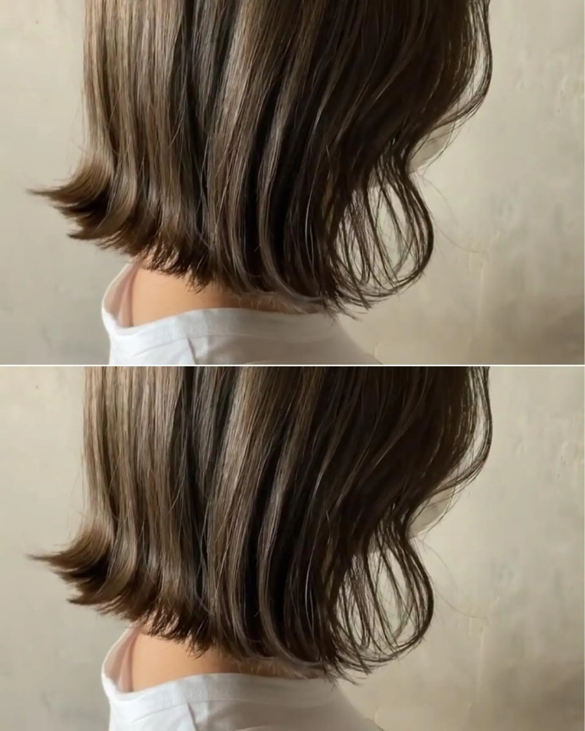 ミディアム カラー ヘアカラー 井内 美沙のヘアスタイル