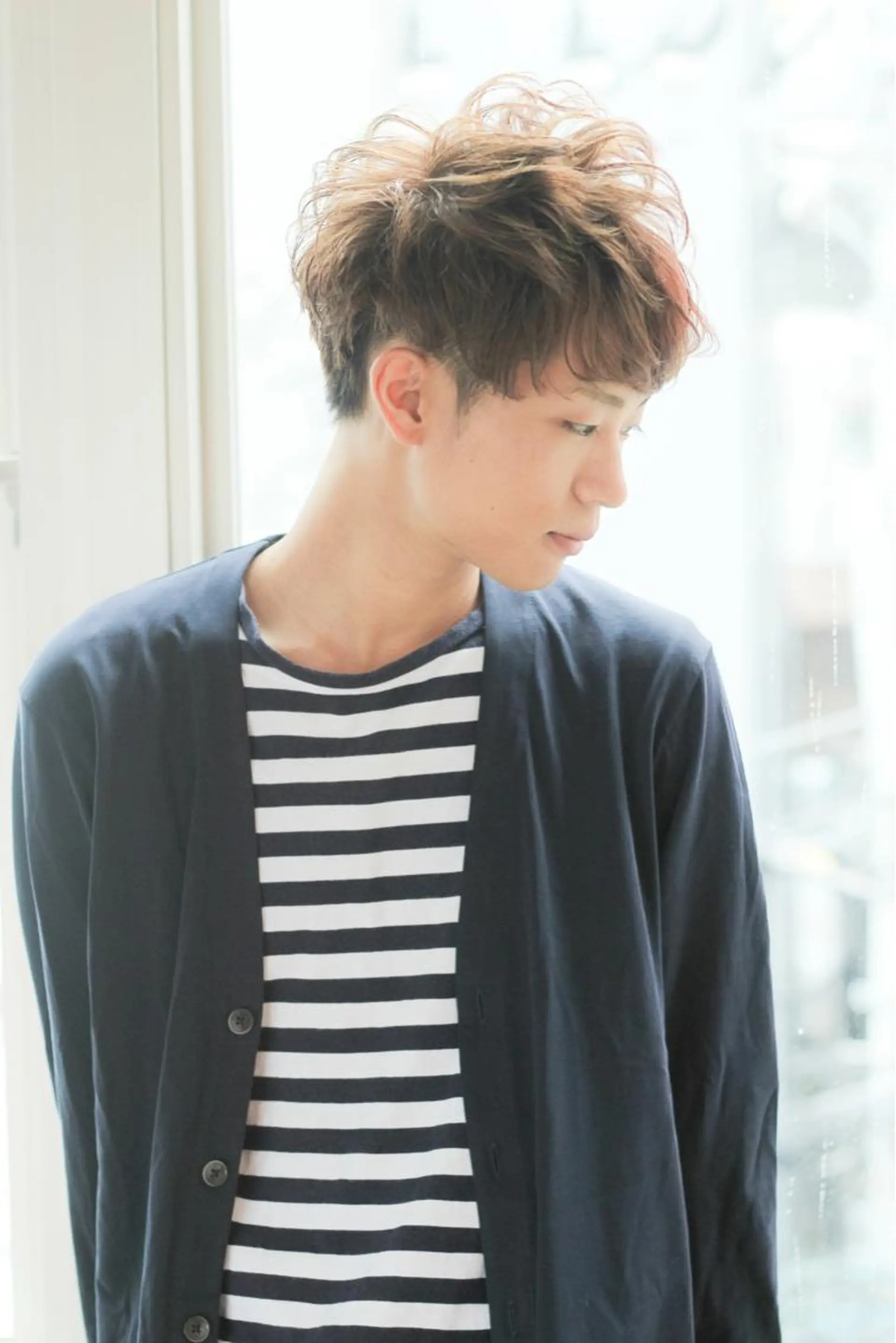 メンズ カット パーマ 上田 正輝のヘアスタイル