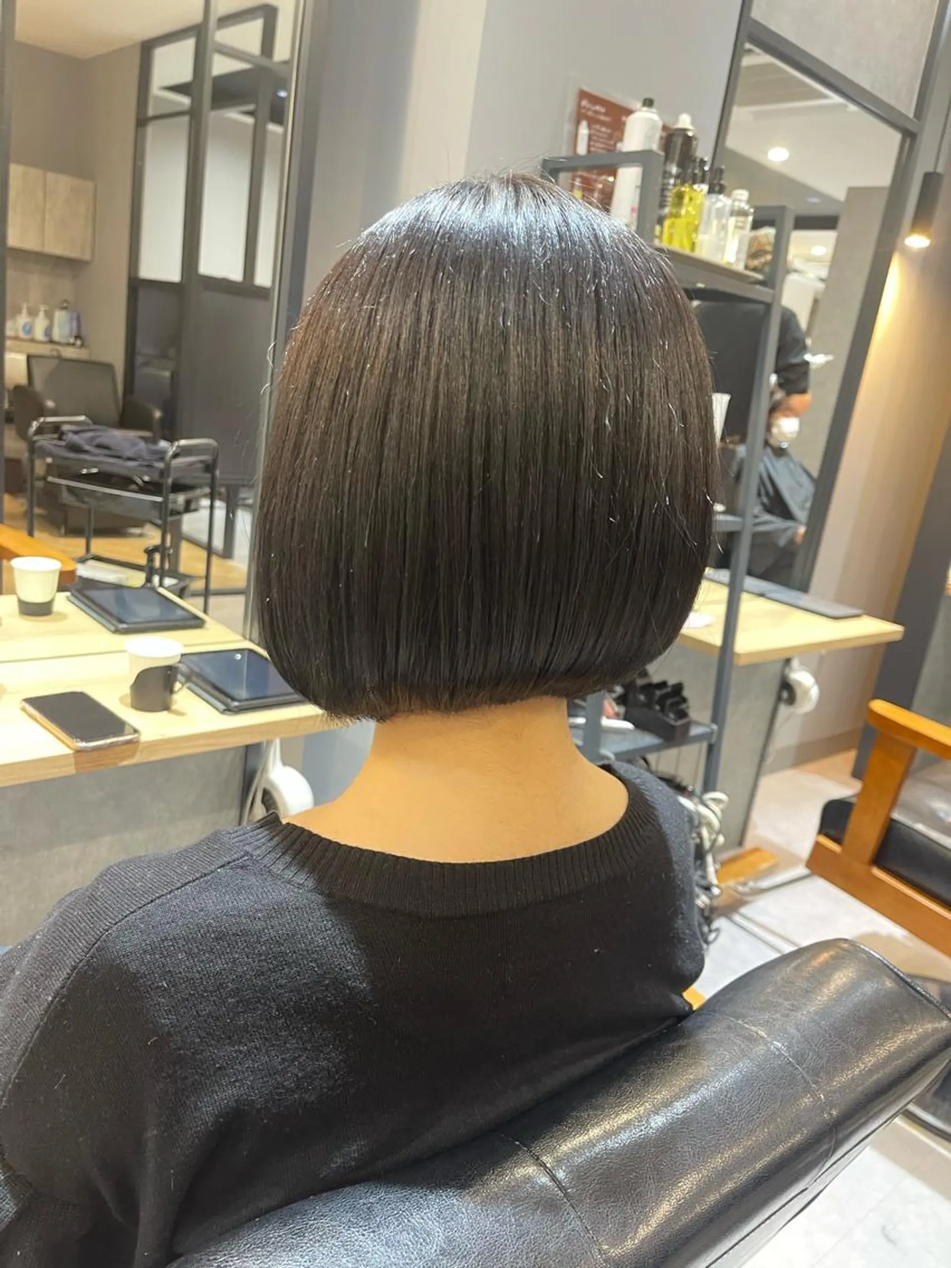 ミディアム カラー カット ヘアカラー プチプラサロン LEM長町/三浦翔のヘアスタイル