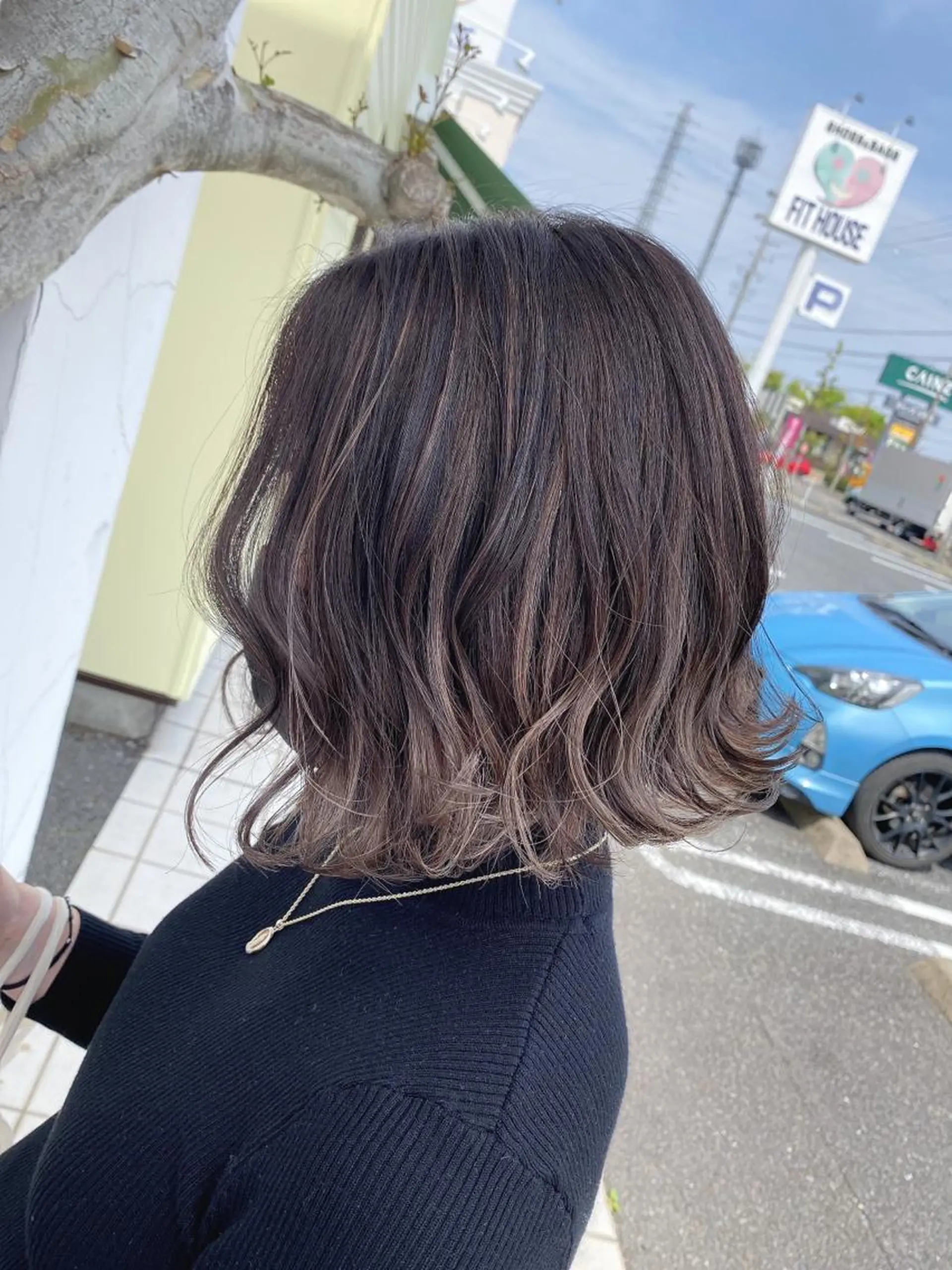 ミディアム ヘアカラー トリートメント 具志 正太のヘアスタイル