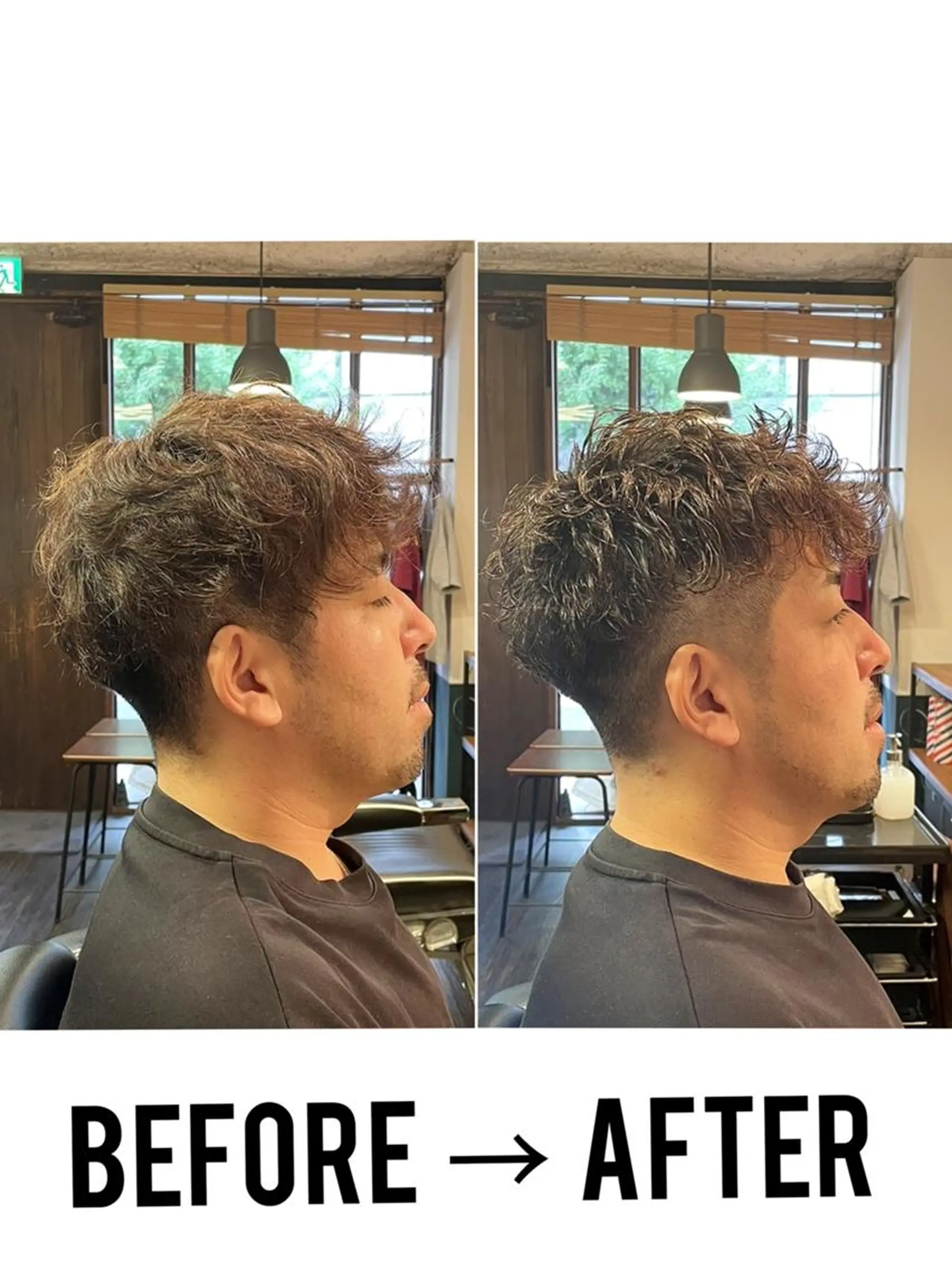 メンズ カット パーマ ヘッドスパ 早稲田/メンズ専門 /フェード/葛西裕季のヘアスタイル