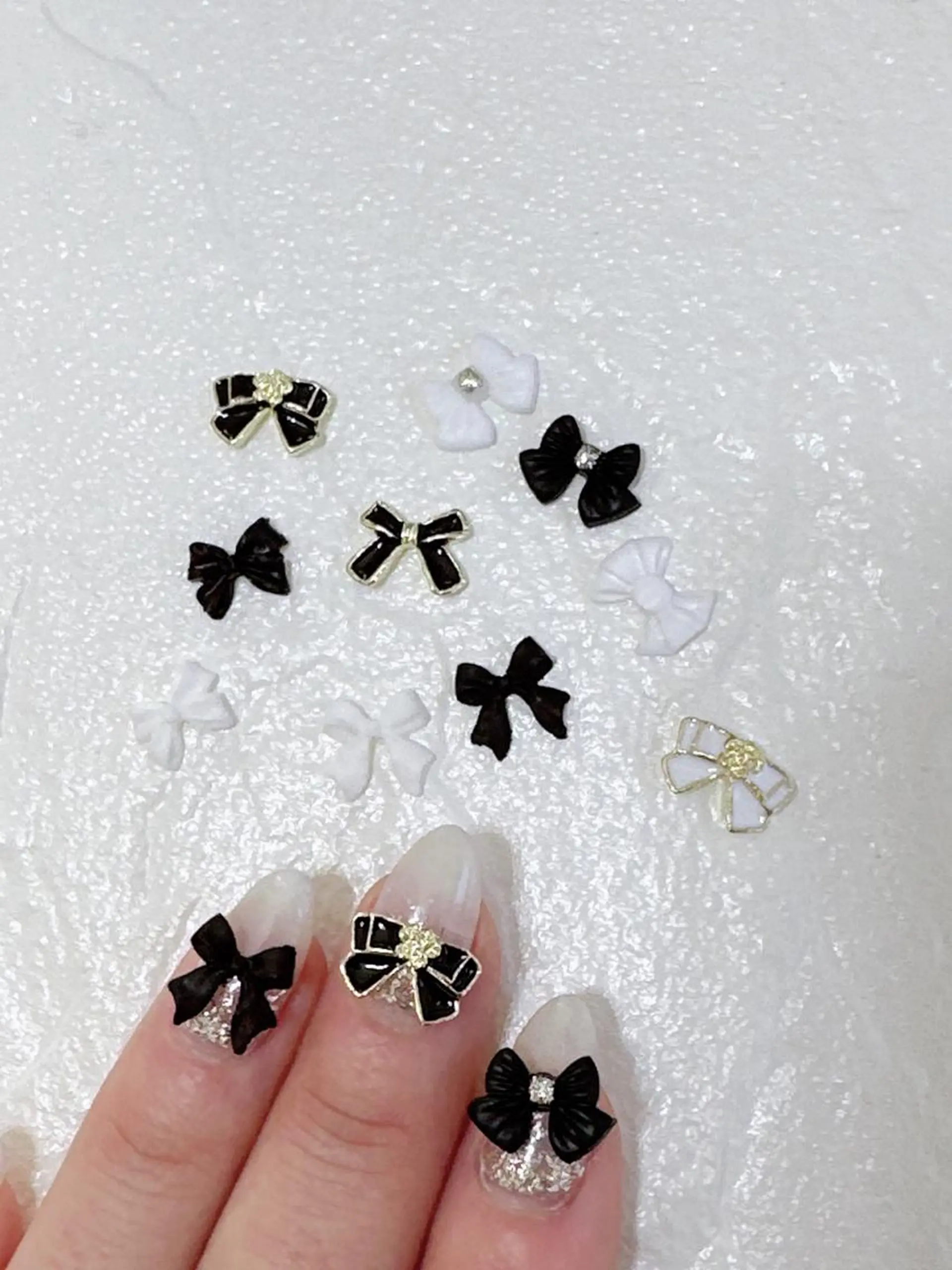 ネイル リボン ネイルケアサロン Campanulaのネイルデザイン