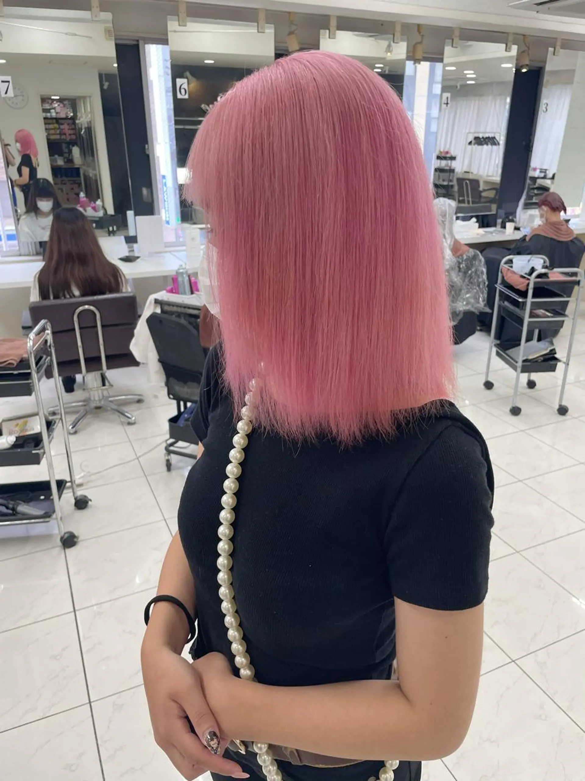ミディアム シールエクステ エクステ 髪質改善 トリートメント ヘアカラー トリートメント ブリーチエクステ 🎩カズキ🎩のヘアスタイル