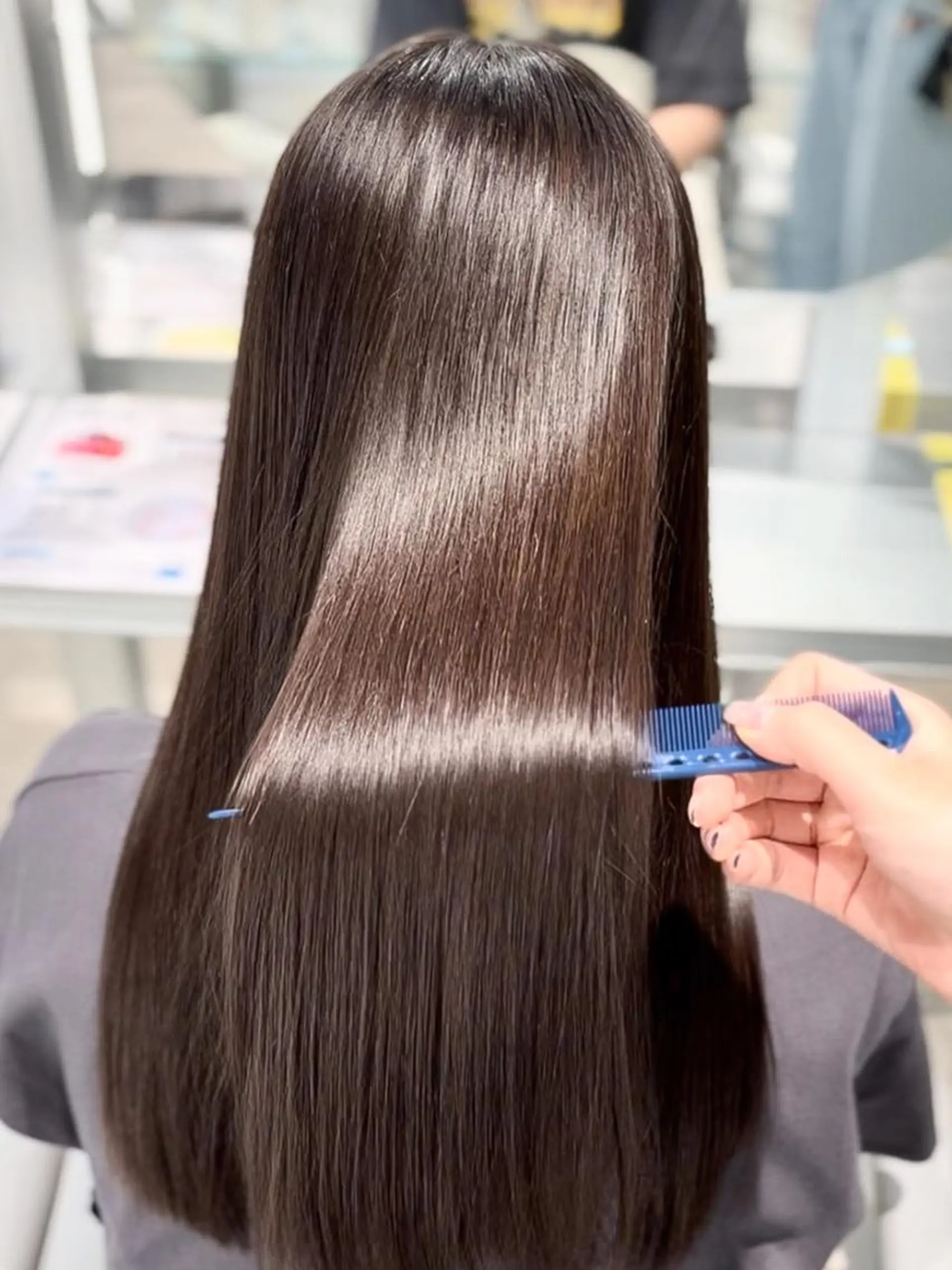 ロング 髪質改善 縮毛矯正 カット 縮毛矯正 佐藤さくら🌸ボブ/ レイヤーカットのヘアスタイル