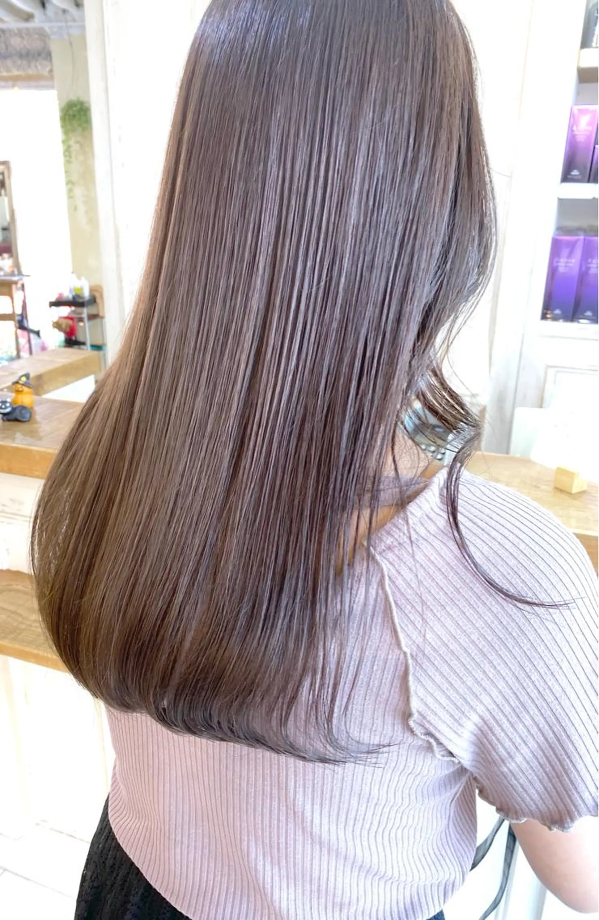 ロング カラー 🥣 hashi 🛋️のヘアスタイル