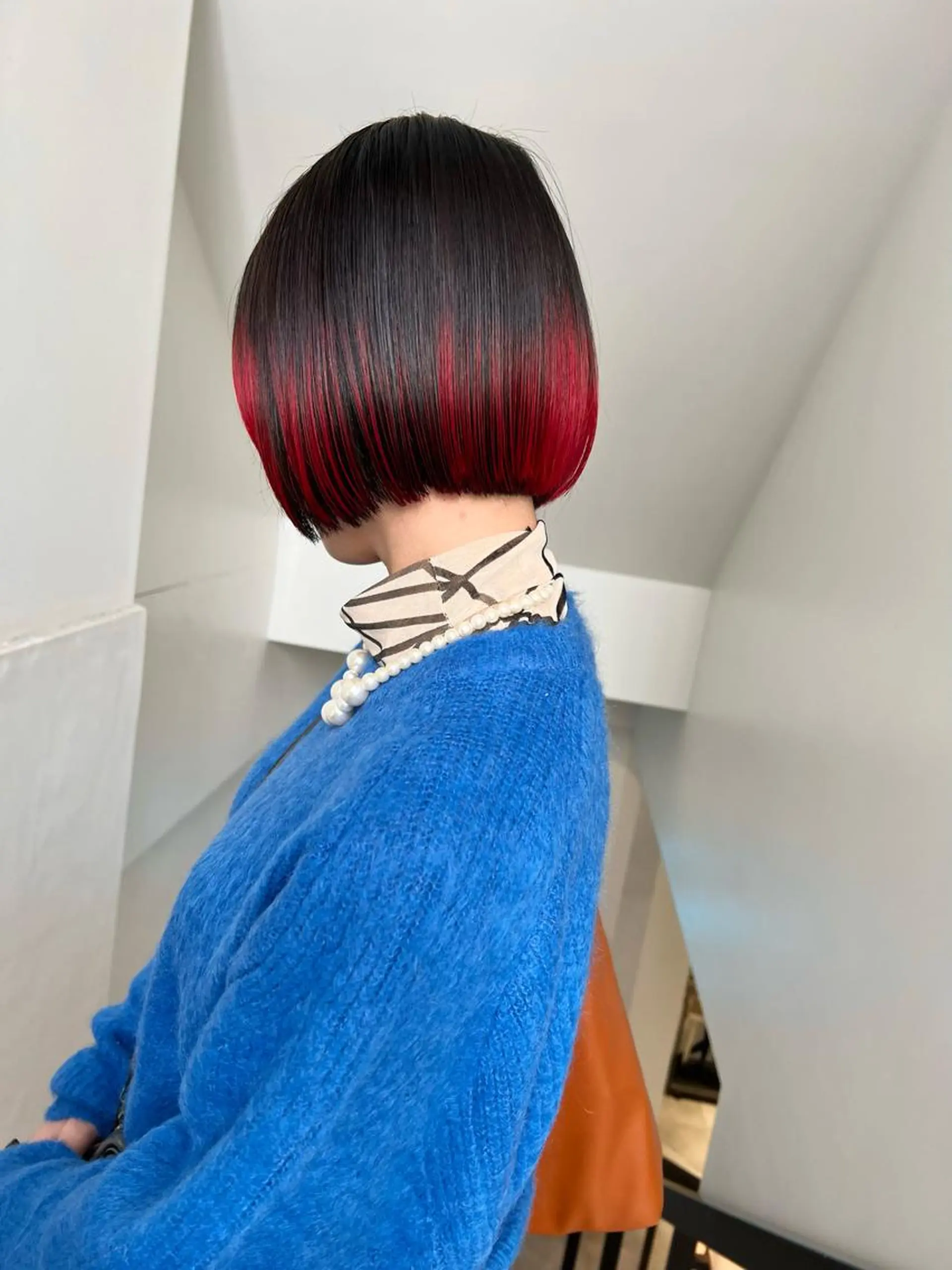 ショート カラー 顔周りカット/透明感 カラー✂️MEIのヘアスタイル