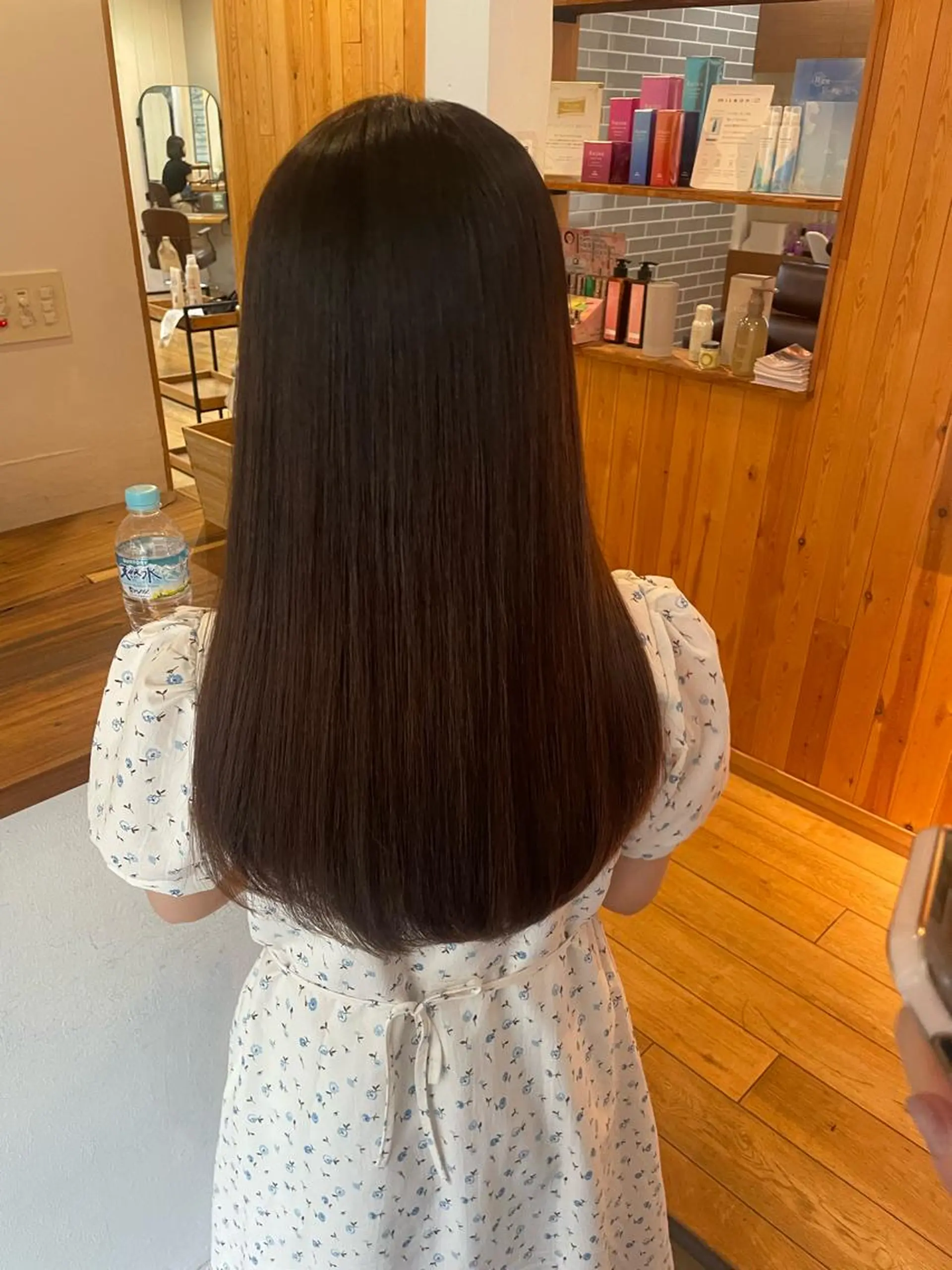 ロング 縮毛矯正 レイヤー/顔周り/ 透明感/ののか💞のヘアスタイル