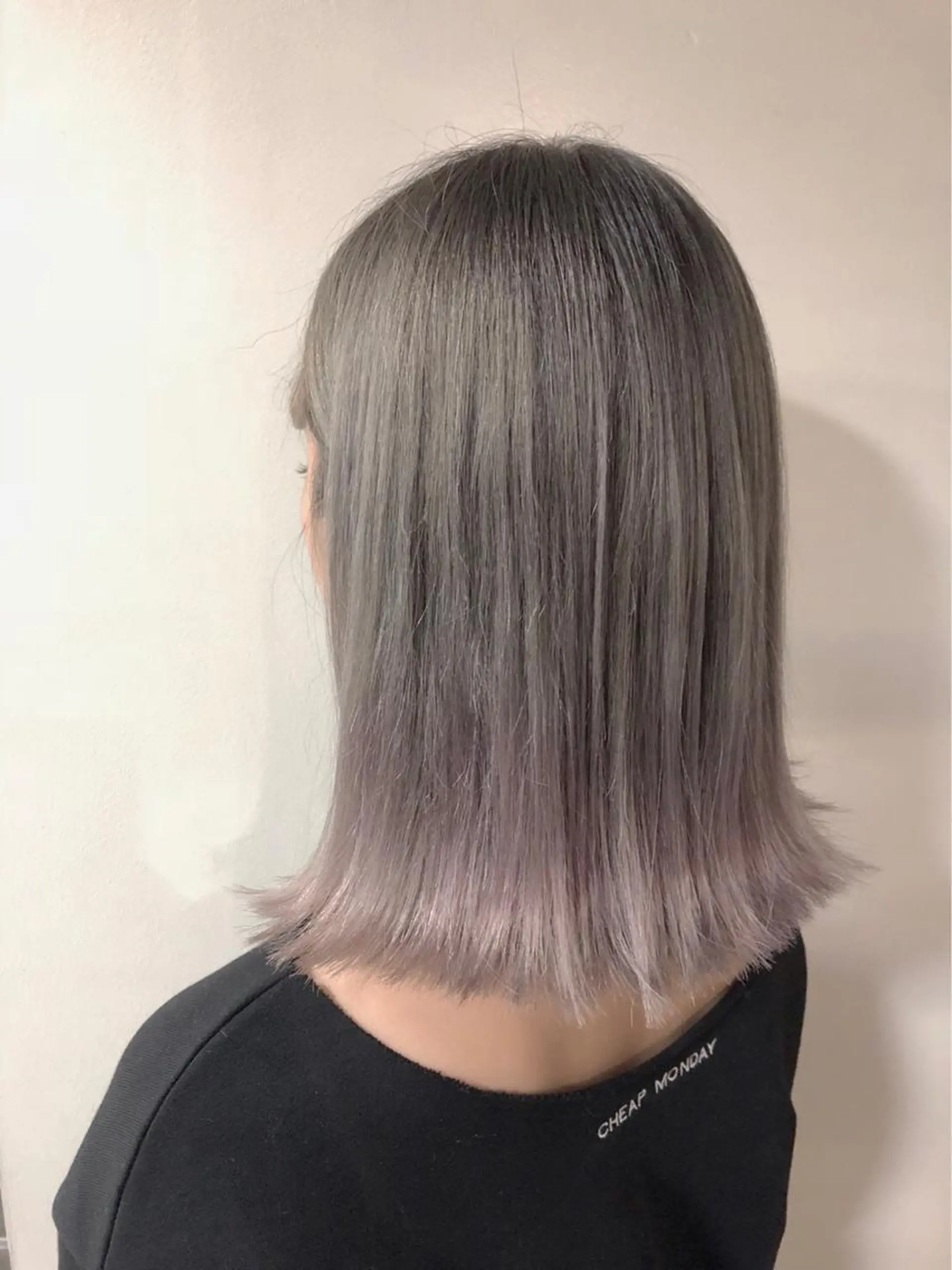 ミディアム カラー ヘアアレンジ グラデーションカラー ヘアカラー トリートメント GiseL天神カラー 髪質改善/ブリーチのヘアスタイル