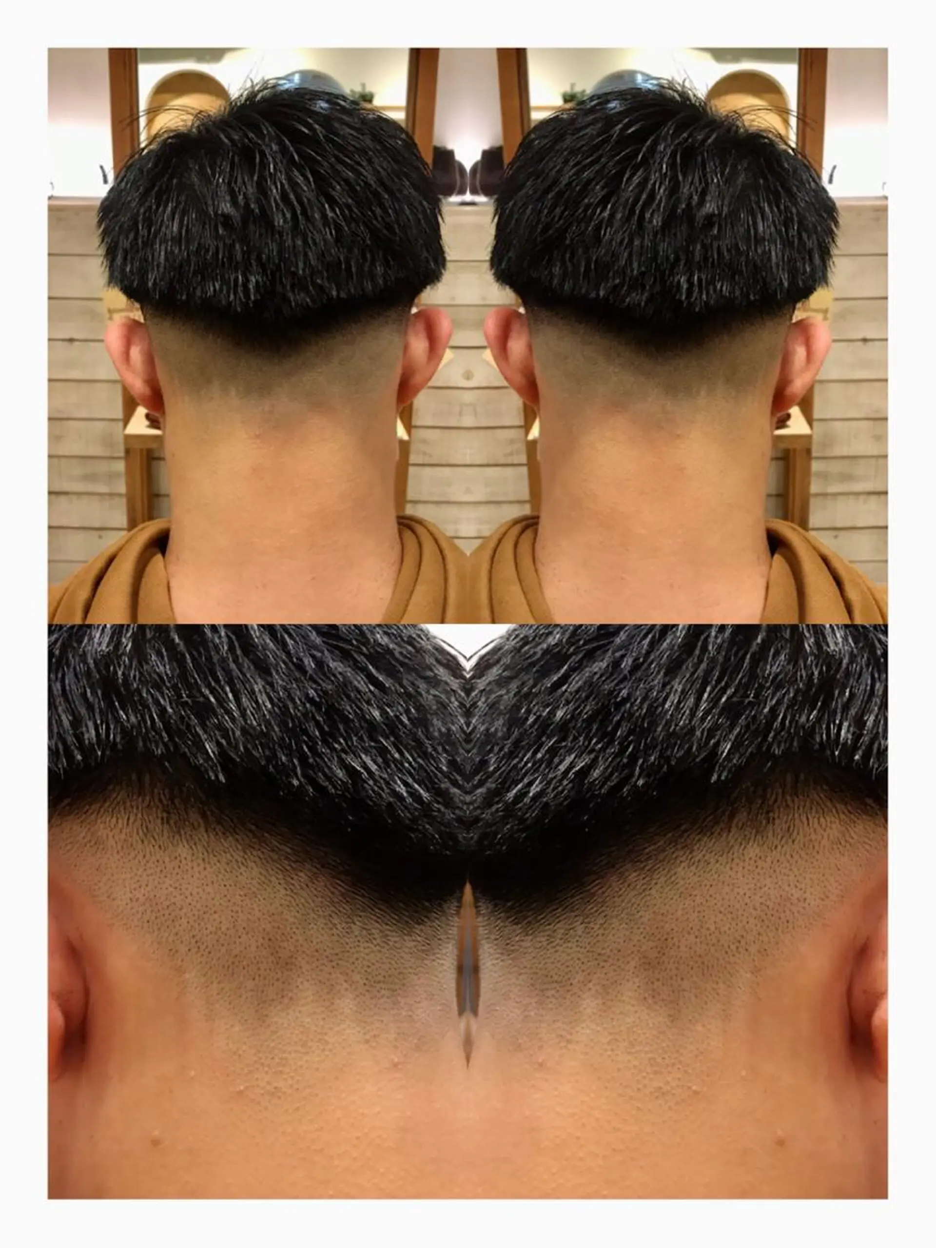 ショート メンズ フェードカット スキンフェード across hair design武蔵小杉店所属・/本物の髪質改善/ 古川新のヘアスタイル
