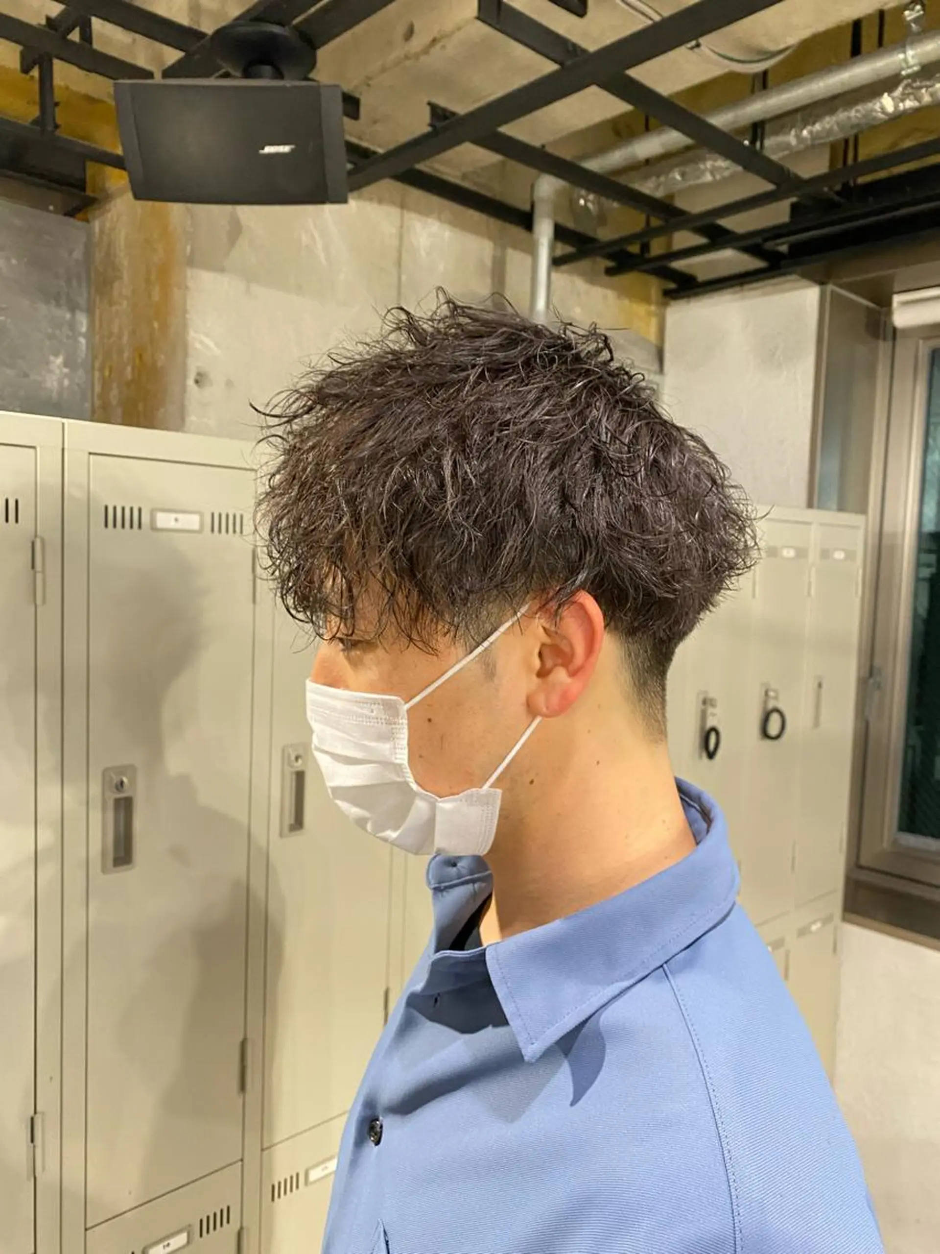 ショート パーマ メンズ 🟦ニュアンス/メン ズパーマ横浜🟦のヘアスタイル