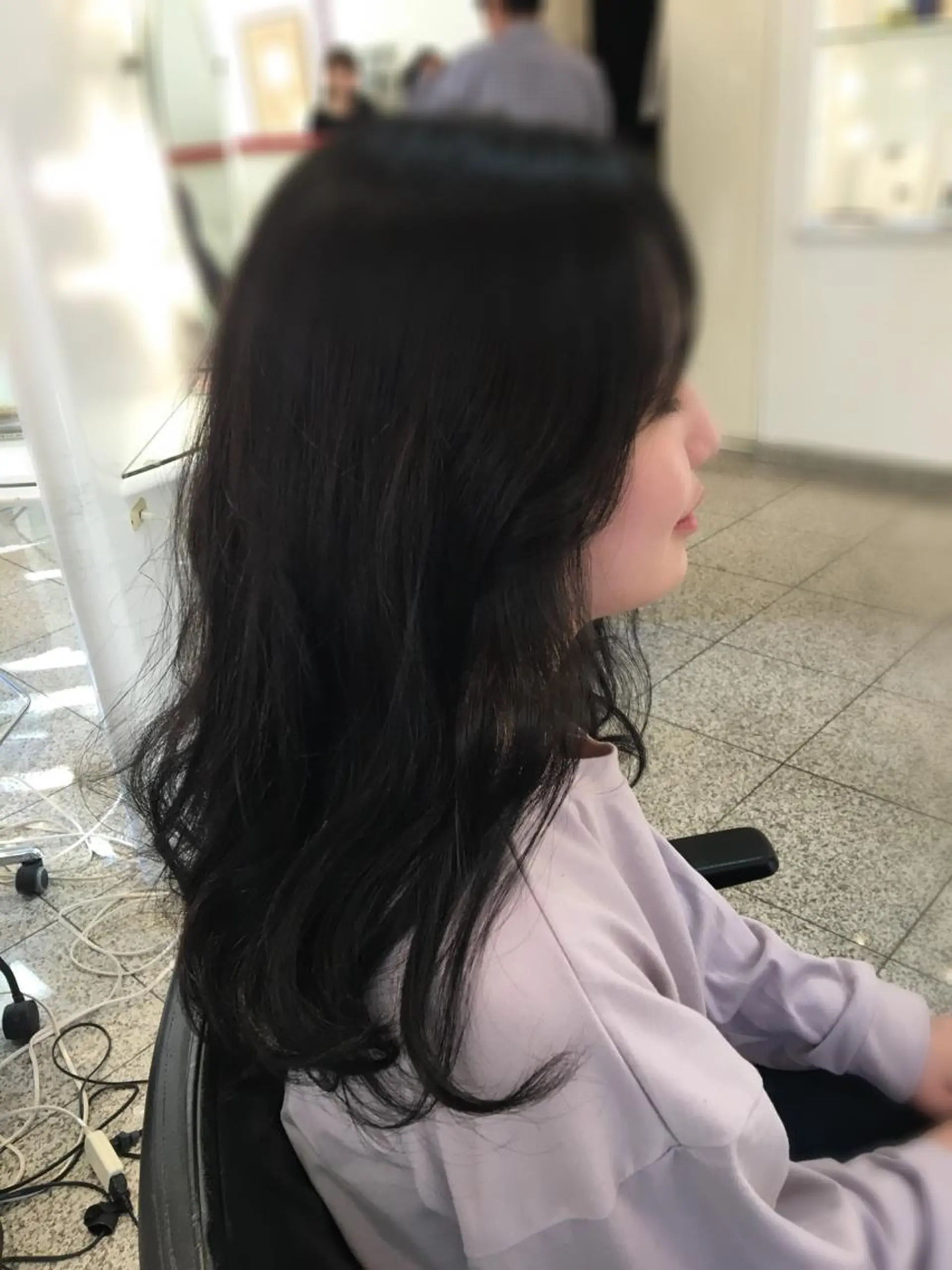 ロング カラー たなか ちあきのヘアスタイル