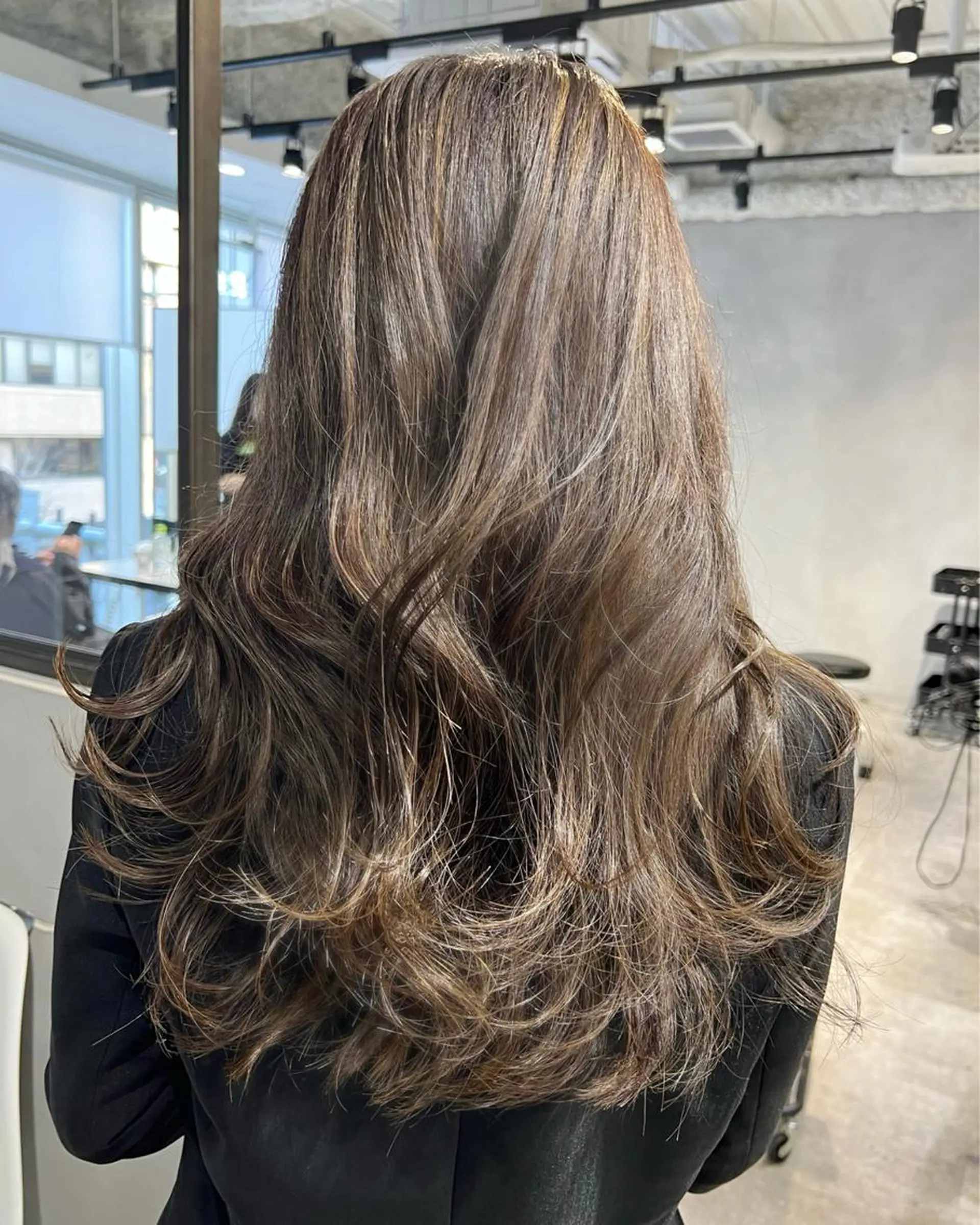 ロング カット ヘアカラー トリートメント ヘアセット Miku 🇺🇸のヘアスタイル