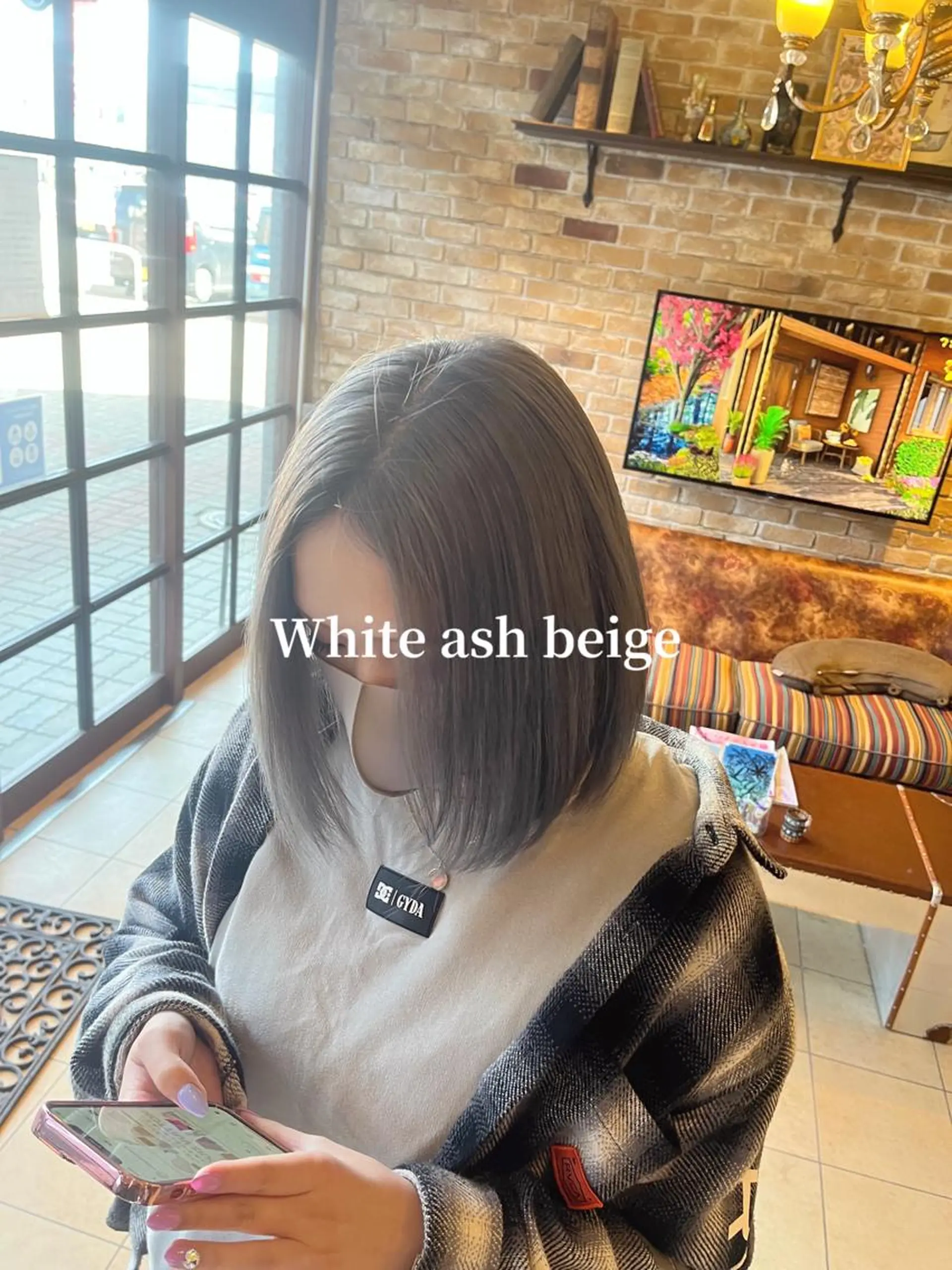 ショート ヘアカラー 🧡ミルクティー/ レイヤー🧡ショウナのヘアスタイル