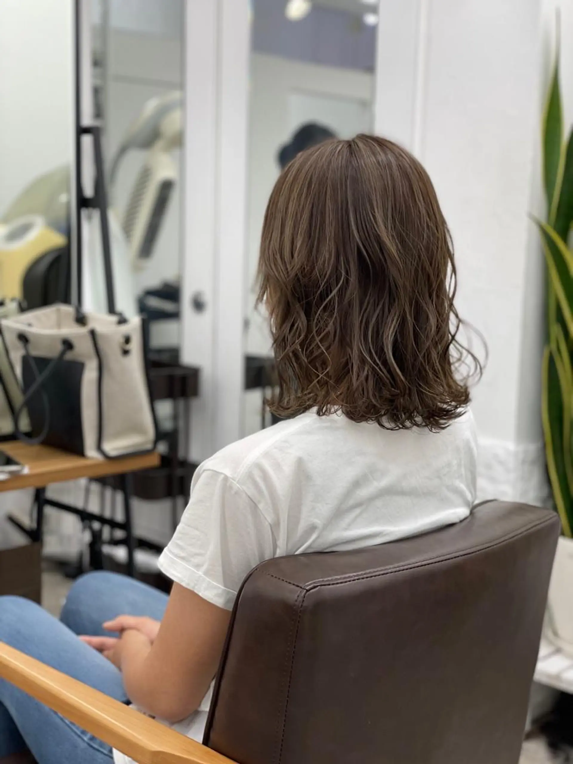 ロング 白髪ぼかしハイライト 白髪ぼかしカラー中澤のヘアスタイル