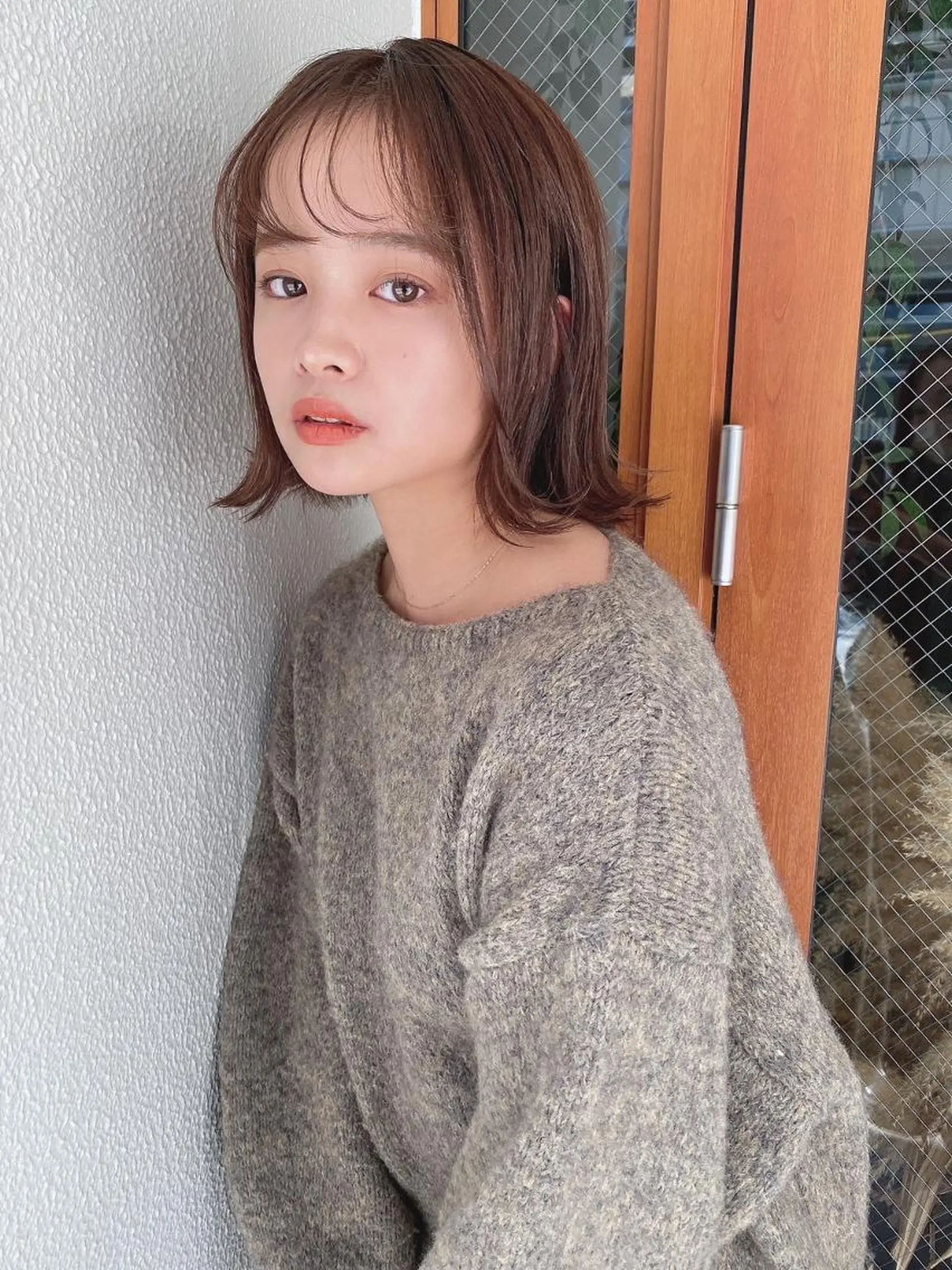 ミディアム カット ヘアカラー トリートメント ⭐️迫田 ゆう⭐️のヘアスタイル
