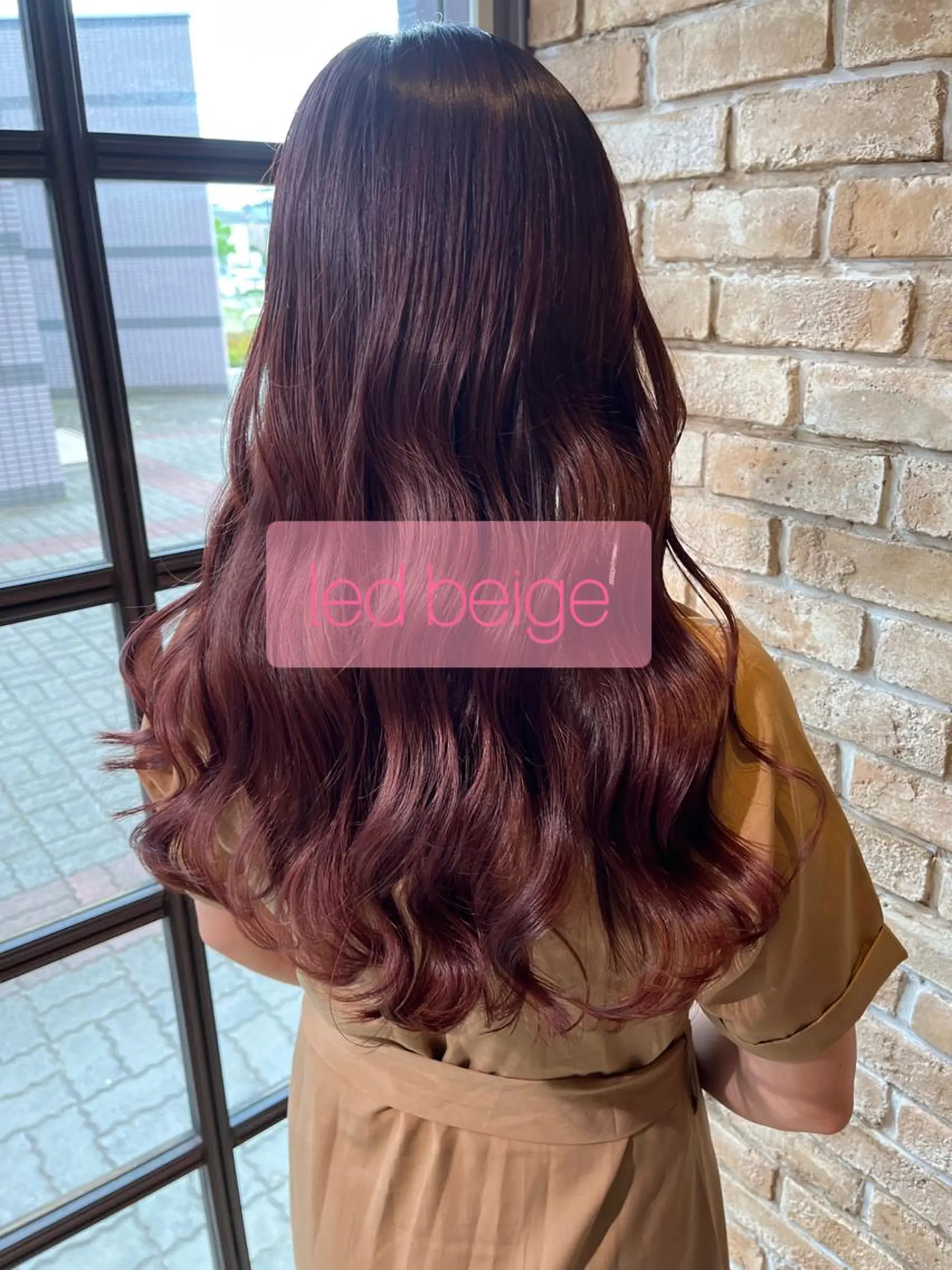 ロング ヘアカラー 🧡ミルクティー/ レイヤー🧡ショウナのヘアスタイル