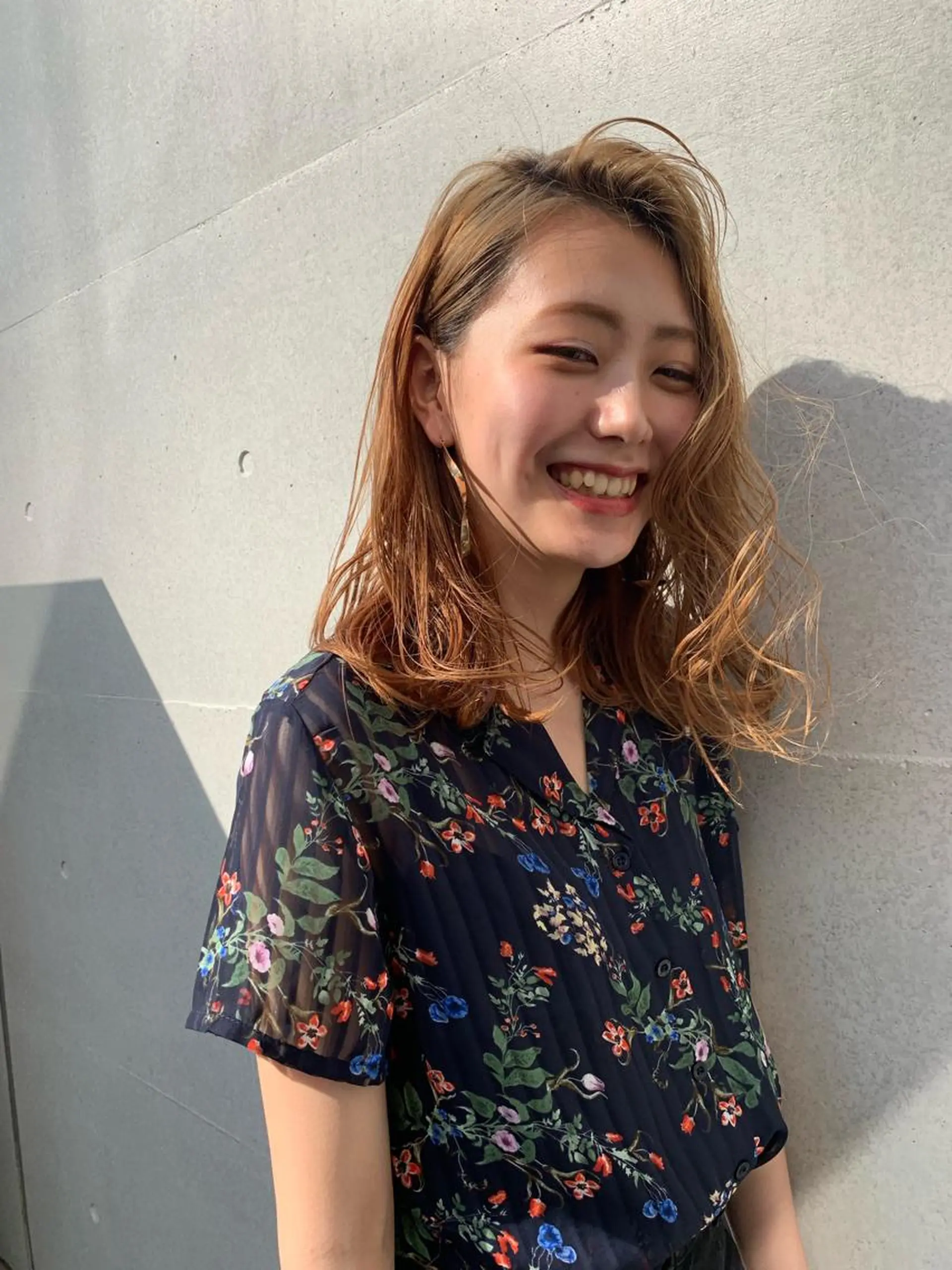 ミディアム カラー ヘアアレンジ ✄個性を生かす✄ 𝒉a𝒓u𝒏aのヘアスタイル