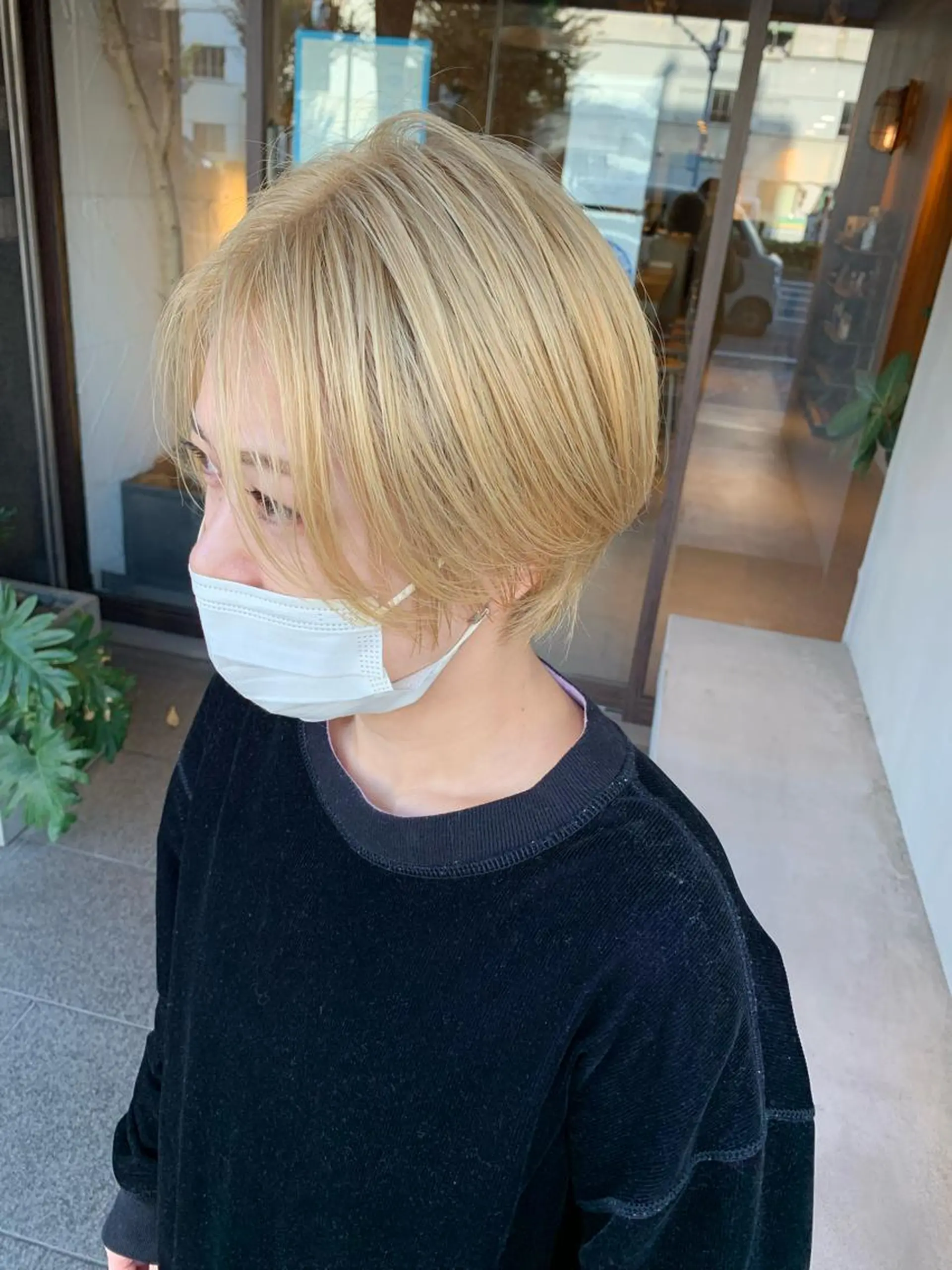 ショート カラー ヘアカラー ブリーチ/アレンジ 天満/chihiroのヘアスタイル