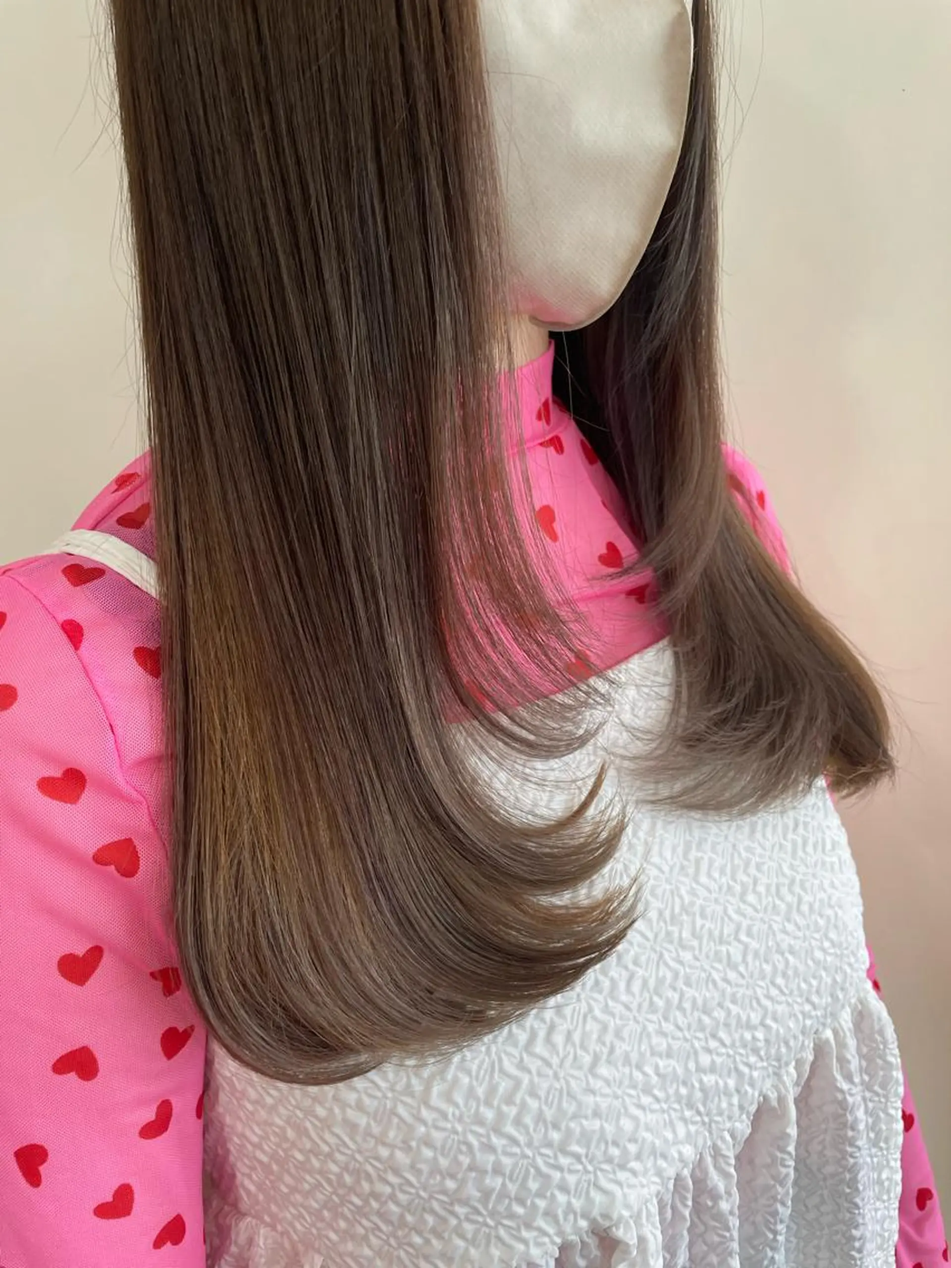 ロング カラー ベージュカラー レイヤーカット 🦋透明感 艶カラー Rie🦋のヘアスタイル
