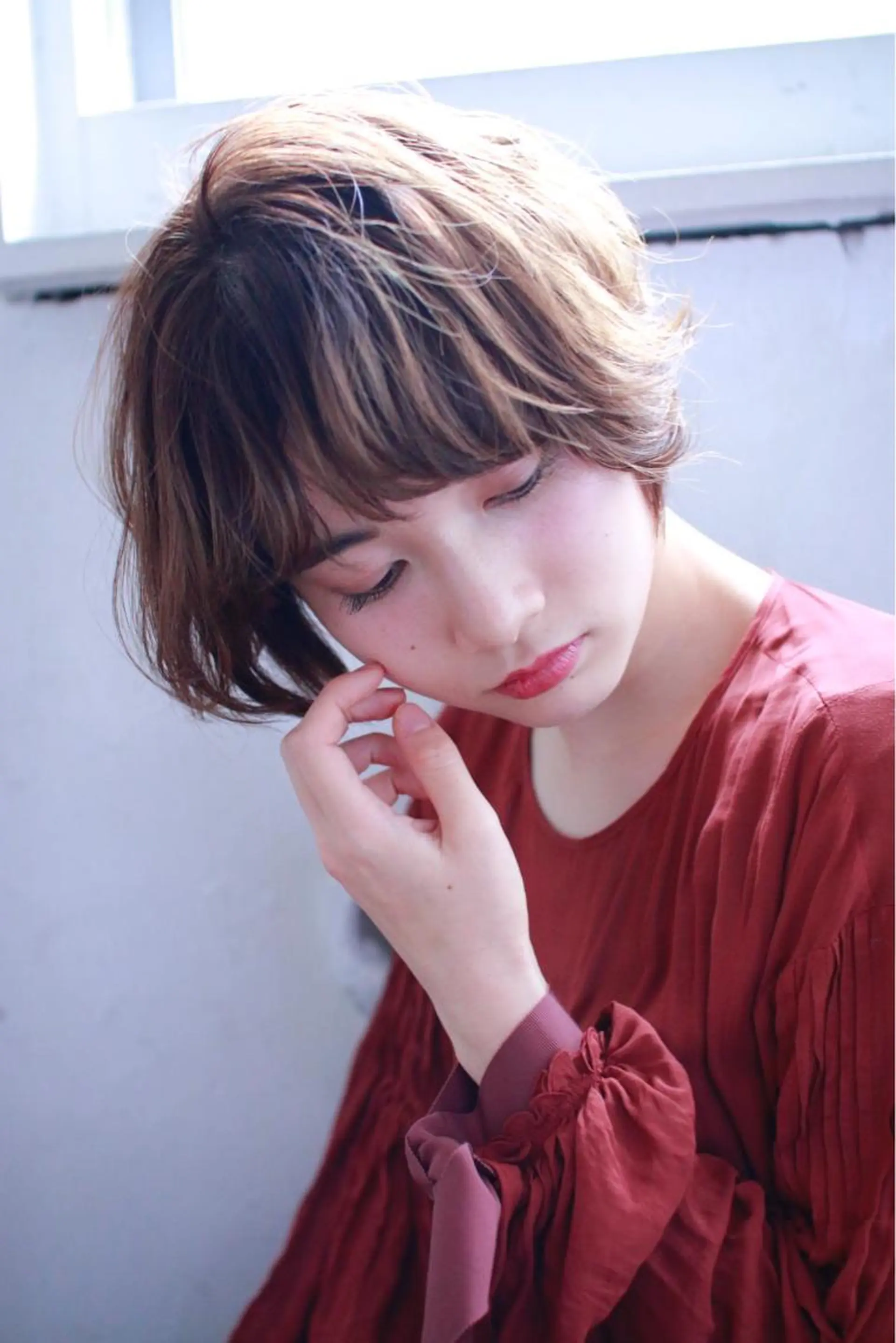 ショート カラー ショートヘア カット ヘアカラー トリートメント ヘッドスパ TOPstylist ✂️フセケイタ✂️のヘアスタイル