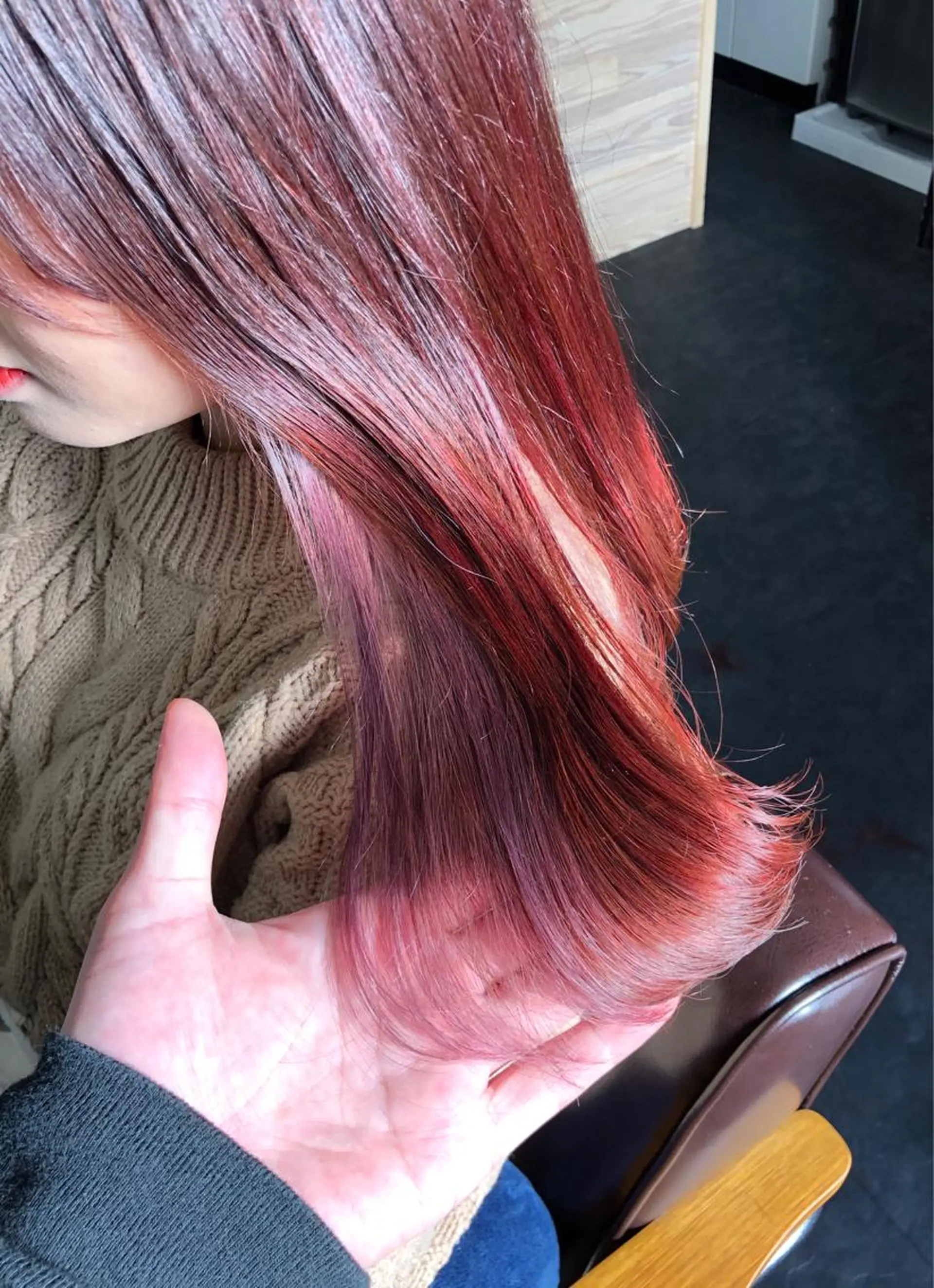ロング カラー インナーカラー ピンクカラー ホワイトピンク ヘアカラー トリートメント wavi hair所属・後藤 ユウキ/髪質改善🫧のヘアスタイル