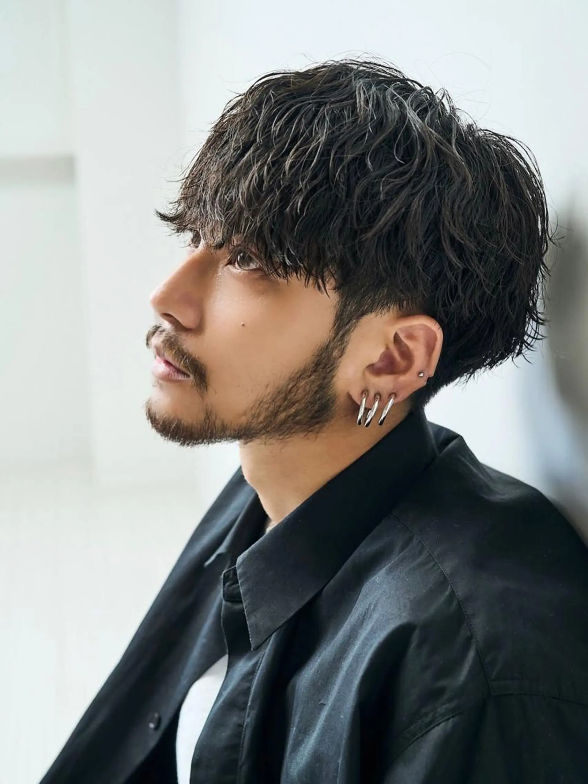 ショート メンズ メンズパーマ 波巻きパーマ fifth リュウセイのヘアスタイル