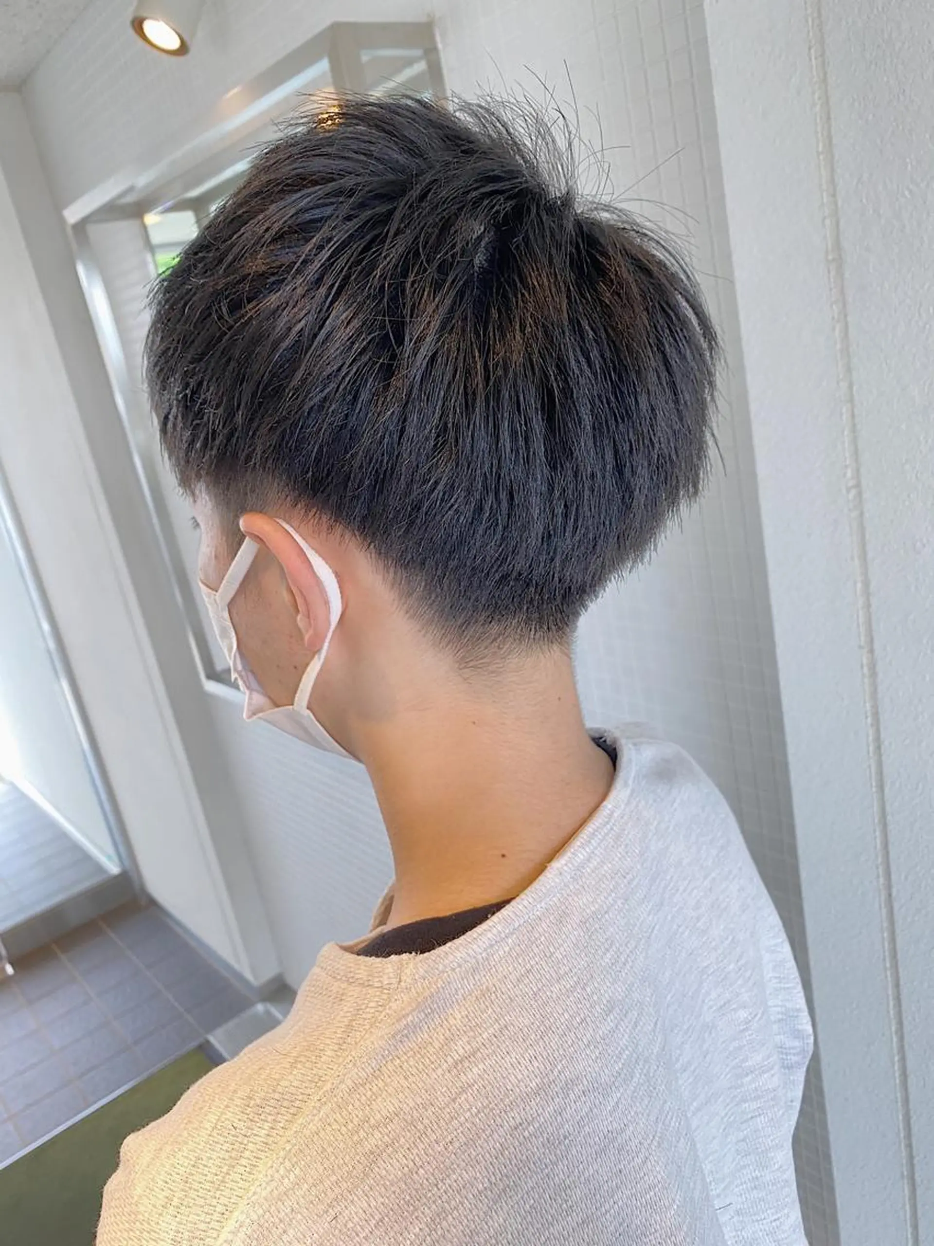 ショート パーマ ヘアアレンジ メンズ マッシュ 坂尻 嘉珠也のヘアスタイル