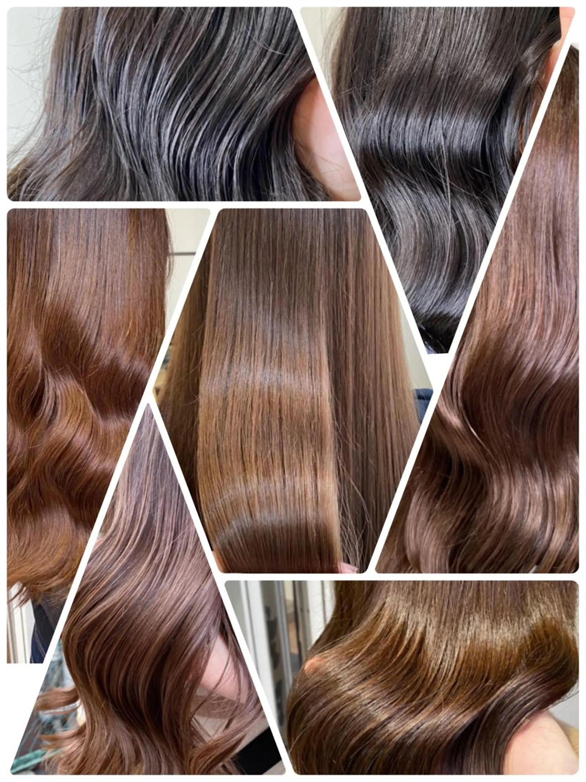 セミロング カラー 岩崎 昭憲のヘアスタイル