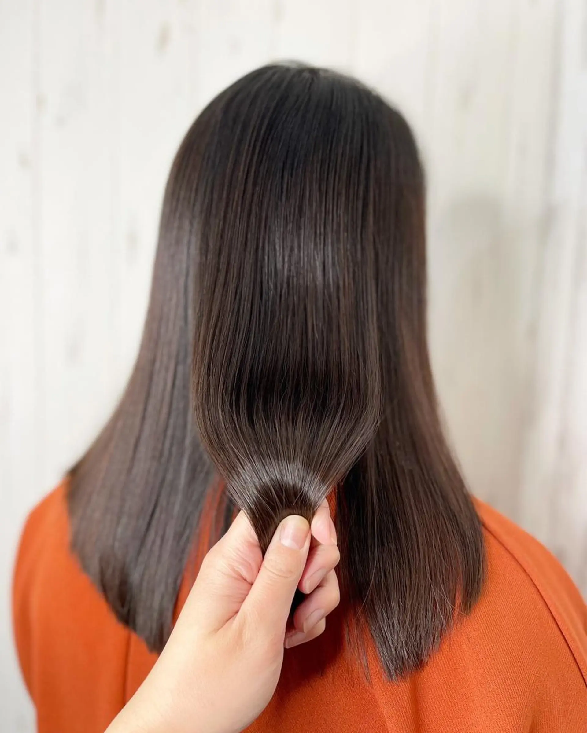 セミロング ヘアカラー 縮毛矯正 🌟ayame🌟 Futabaのヘアスタイル