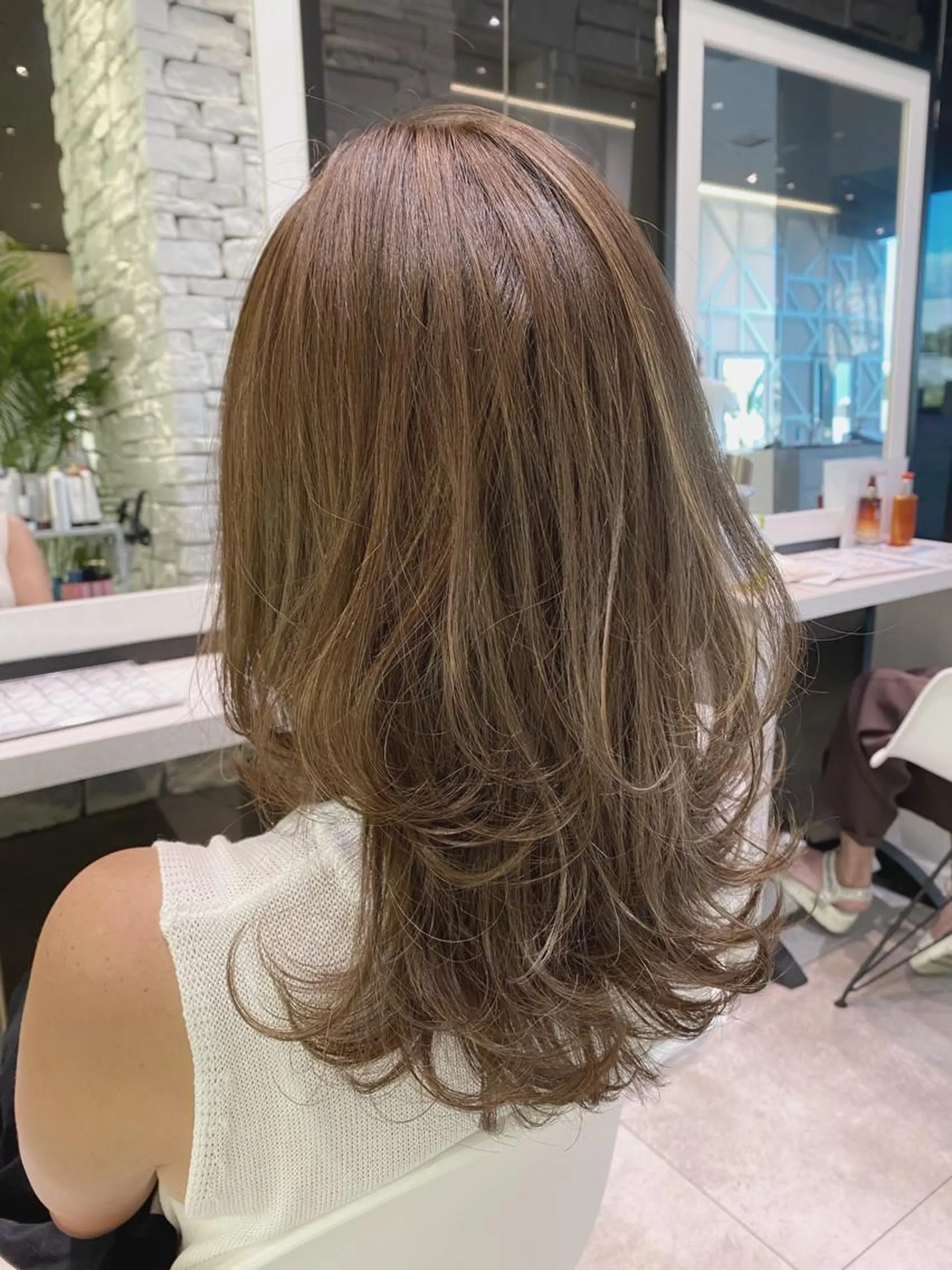 ロング カラー カット ヘアカラー 内藤 裕真  k-twoのヘアスタイル