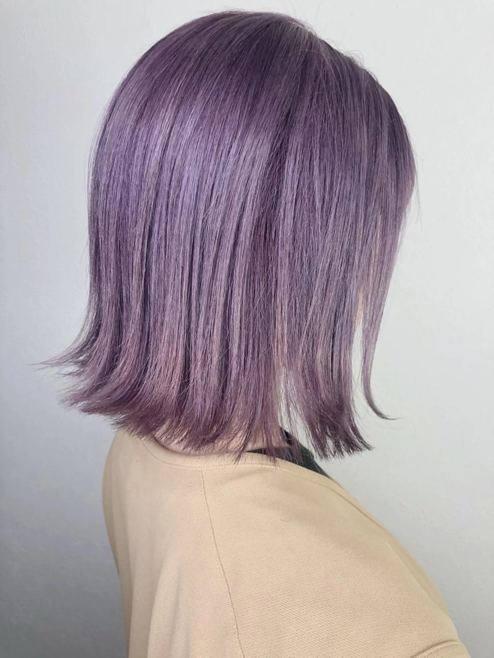 ショート カラー ブリーチ ラベンダーカラー ito. ブリーチ/髪質改善のヘアスタイル