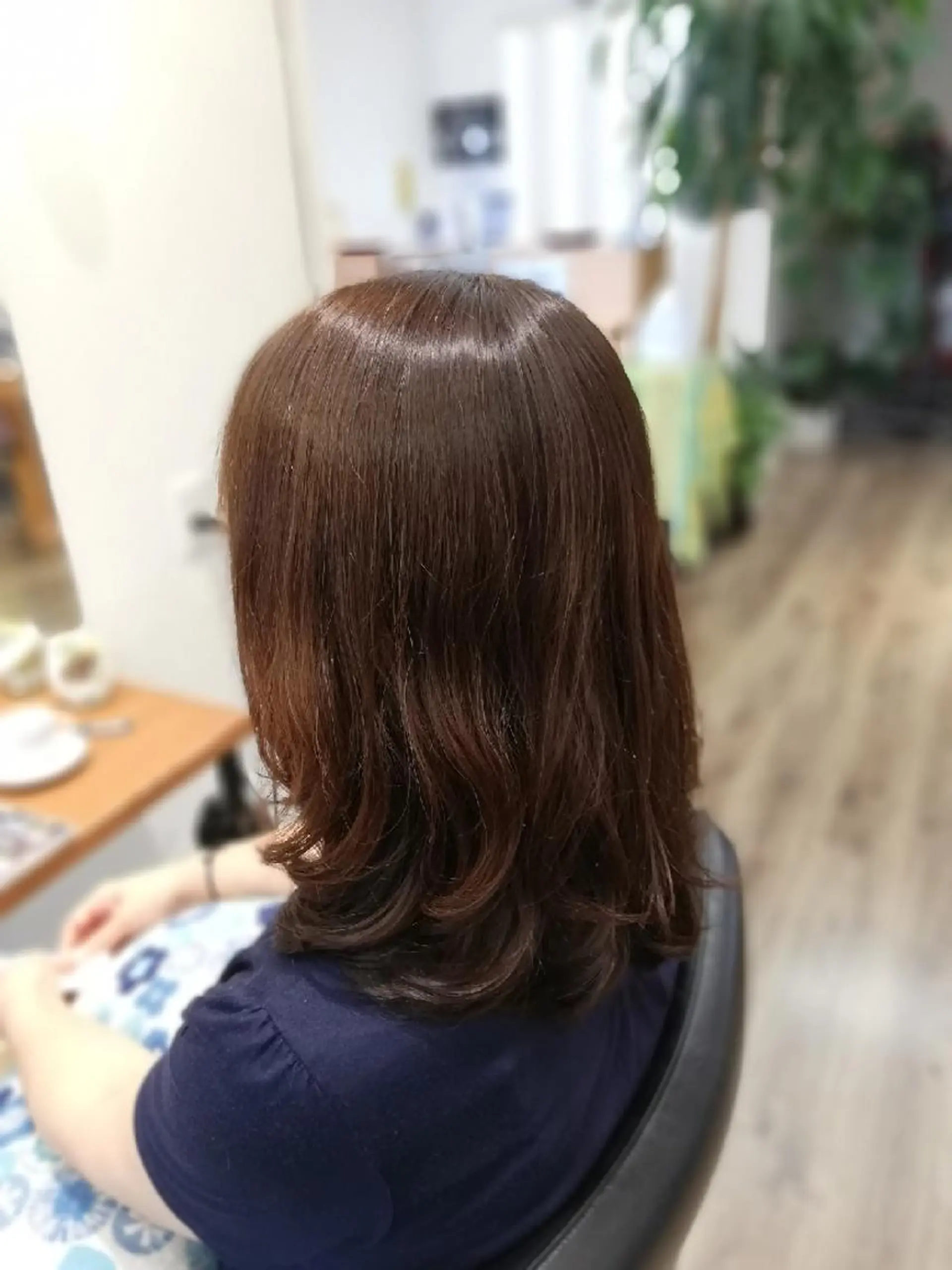 ミディアム カラー カット ヘアカラー 北林 弘展のヘアスタイル