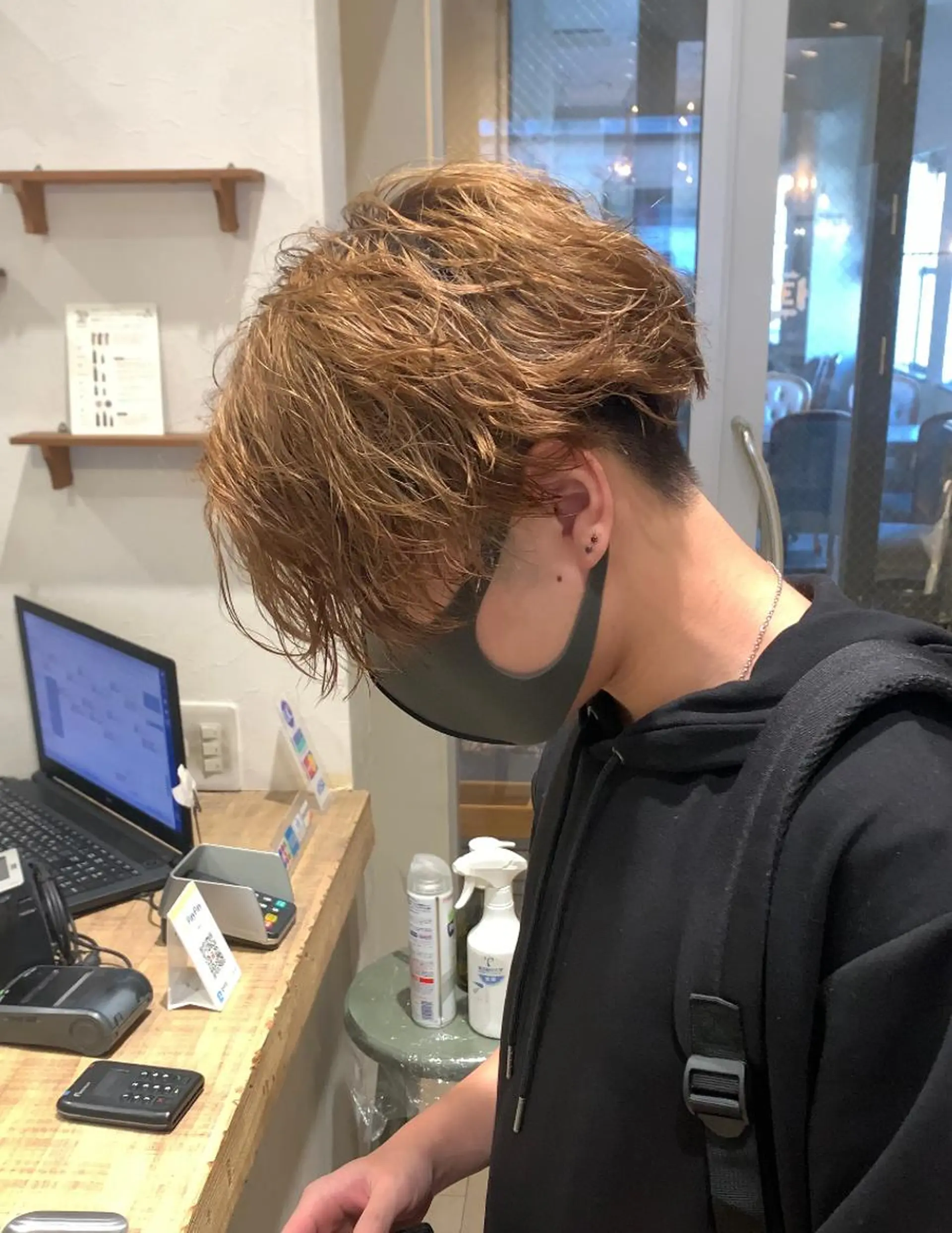 パーマ メンズ カット パーマ Liberty 店長 TAJIMAのヘアスタイル