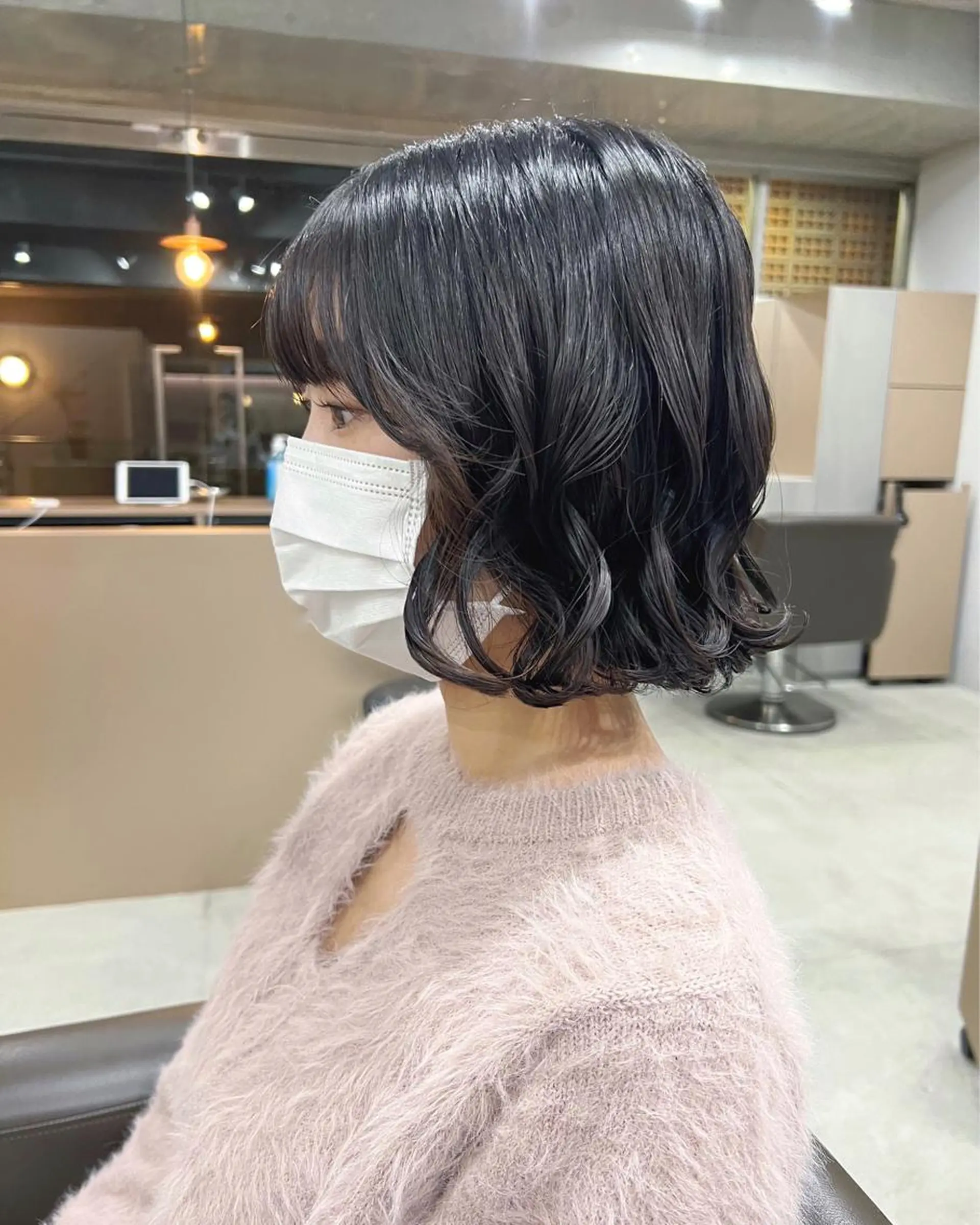 ショート パーマ ボブパーマコテ巻き風 パーマNo1深江秀平のヘアスタイル