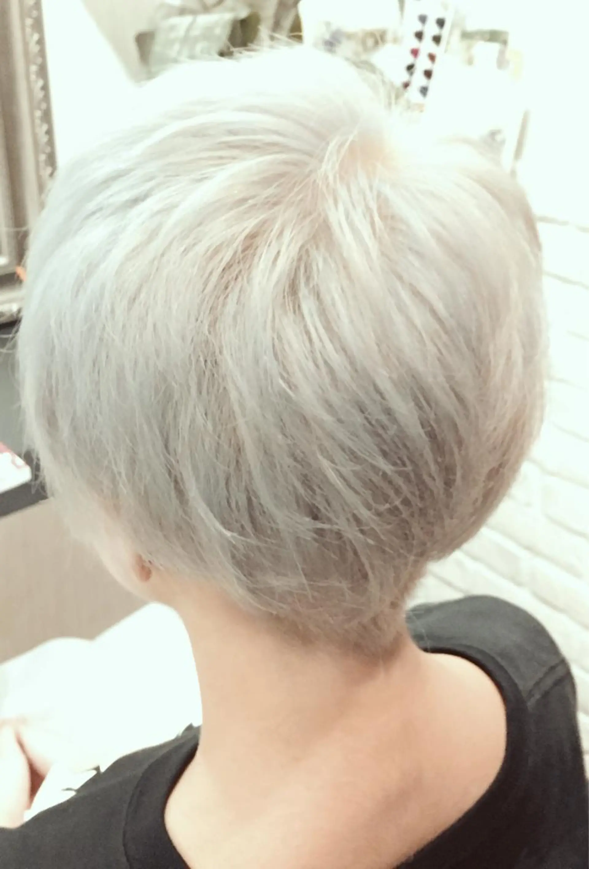 ショート カラー 💓シールエクステ for...のヘアスタイル