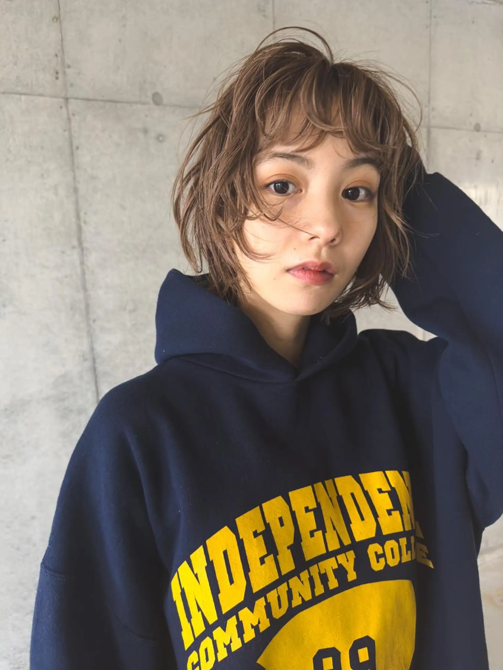 ショート 斎藤祐樹 /レイヤー/パーマのヘアスタイル