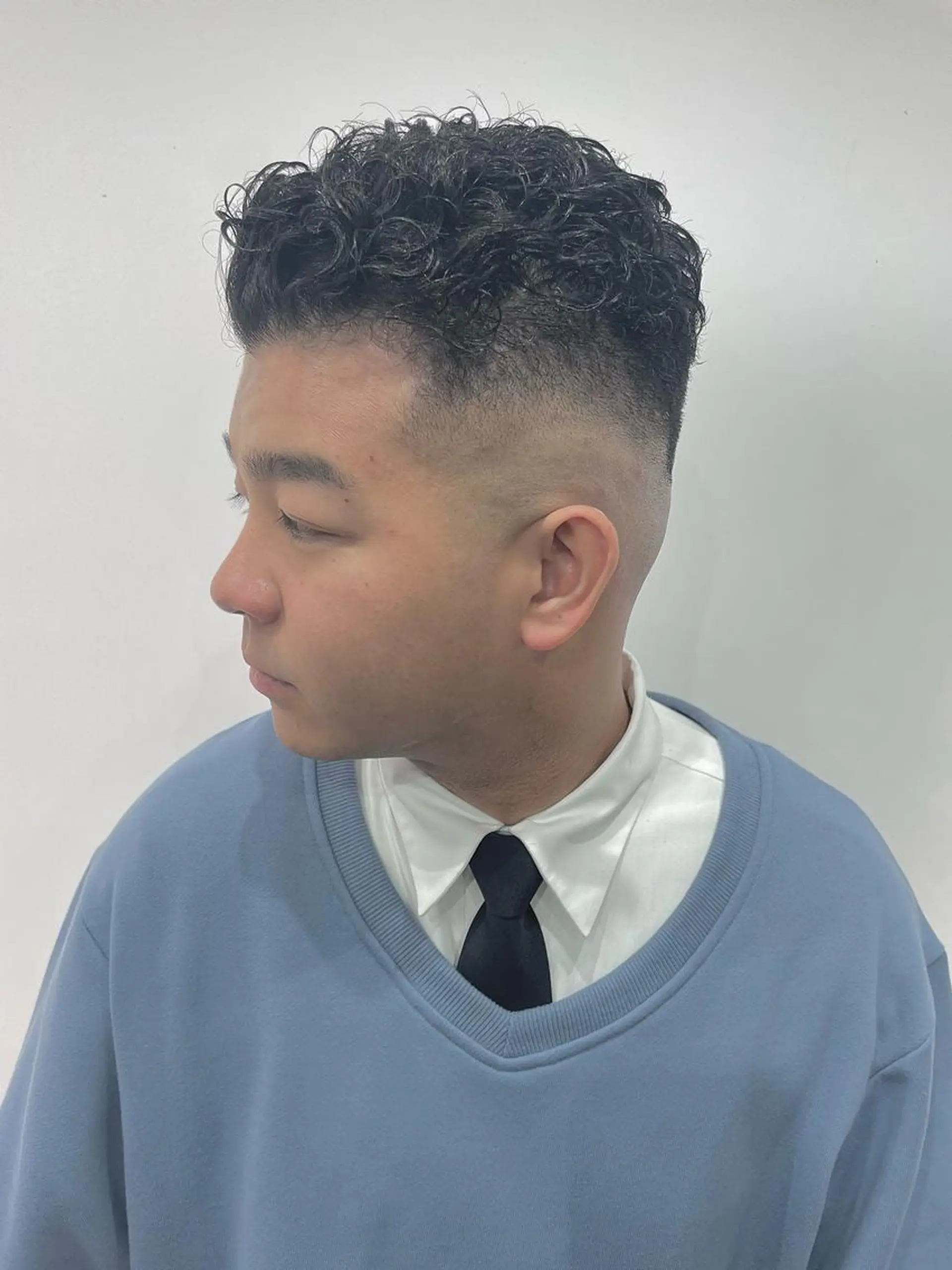 ショート メンズ フェードカット スキンフェード カット 💈メンズパーマ💈 ナカザワ　　リョウのヘアスタイル