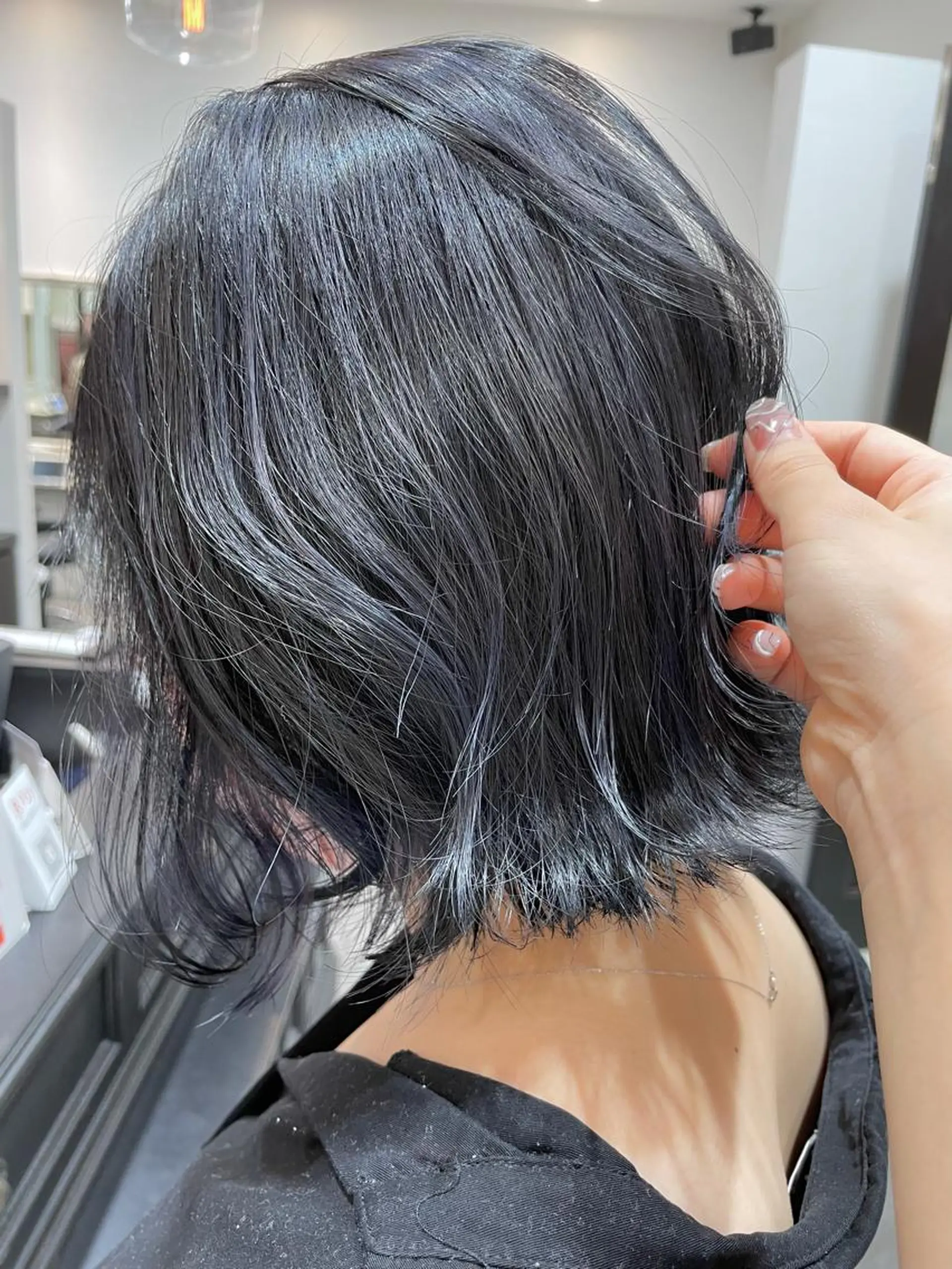 ショート カラー ヘアアレンジ 小倉 愛里のヘアスタイル