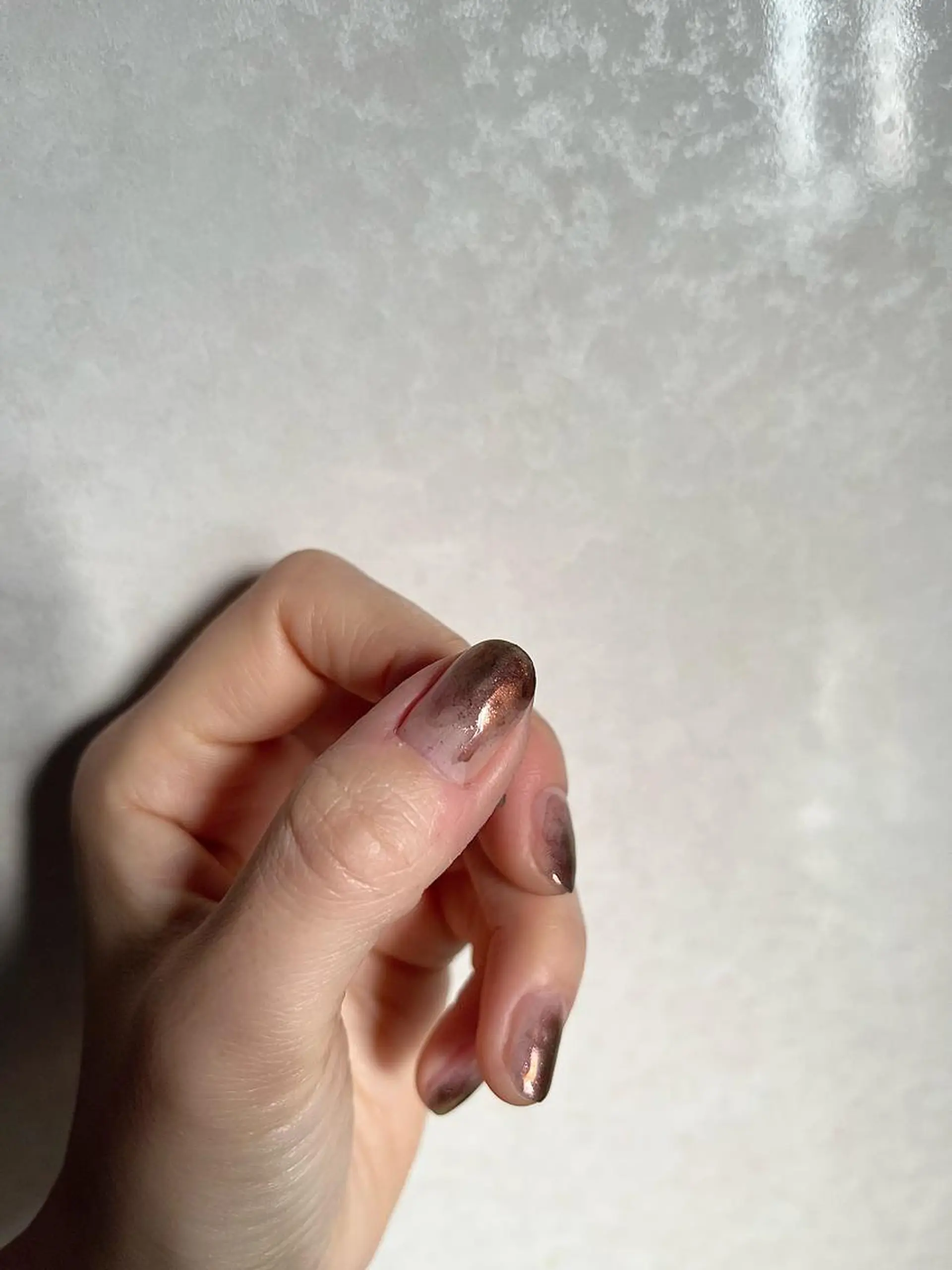 ネイル ニュアンスネイル スカルプネイル ショートネイル 小河 仁美のネイルデザイン