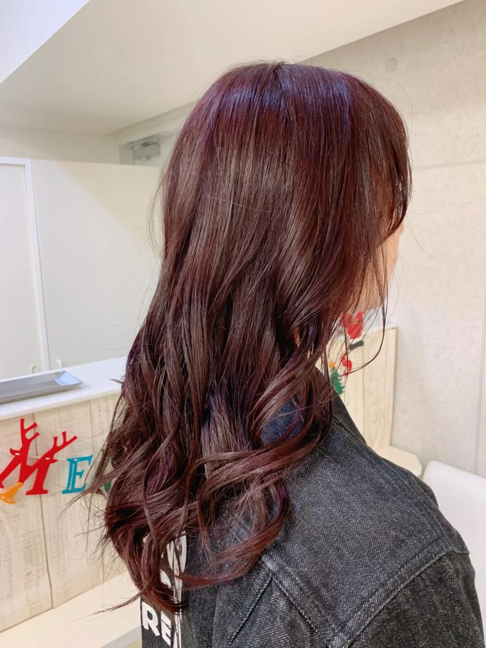 ロング カラー ピンクカラー カット ヘアカラー トリートメント お悩み解決✨ ASAMIのヘアスタイル