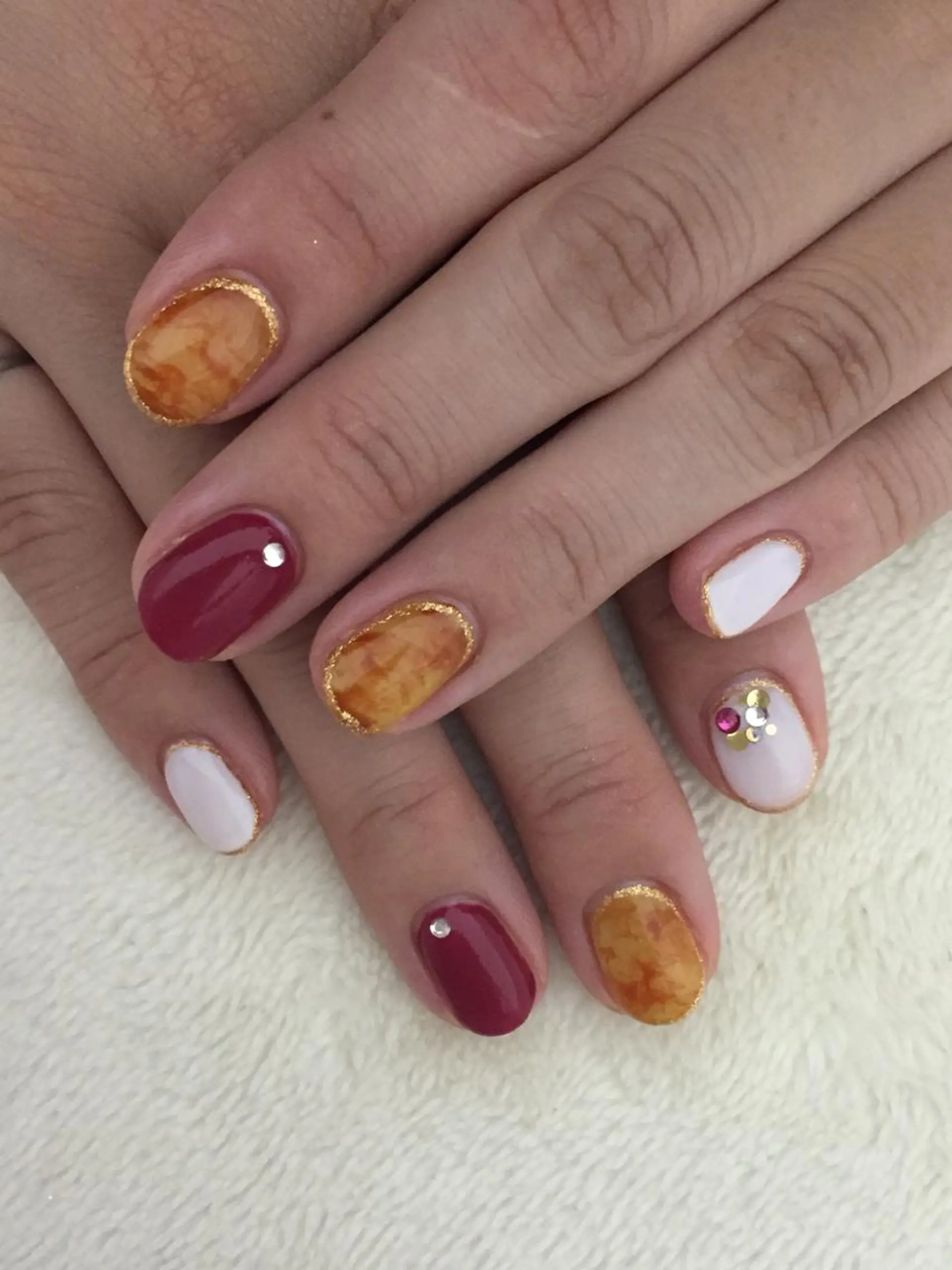 ネイル べっ甲ネイル nail & eyelash Sympa 新横浜所属・𝓢𝔂𝓶𝓹𝓪 𝓜iwako🐰ᩚのネイルデザイン