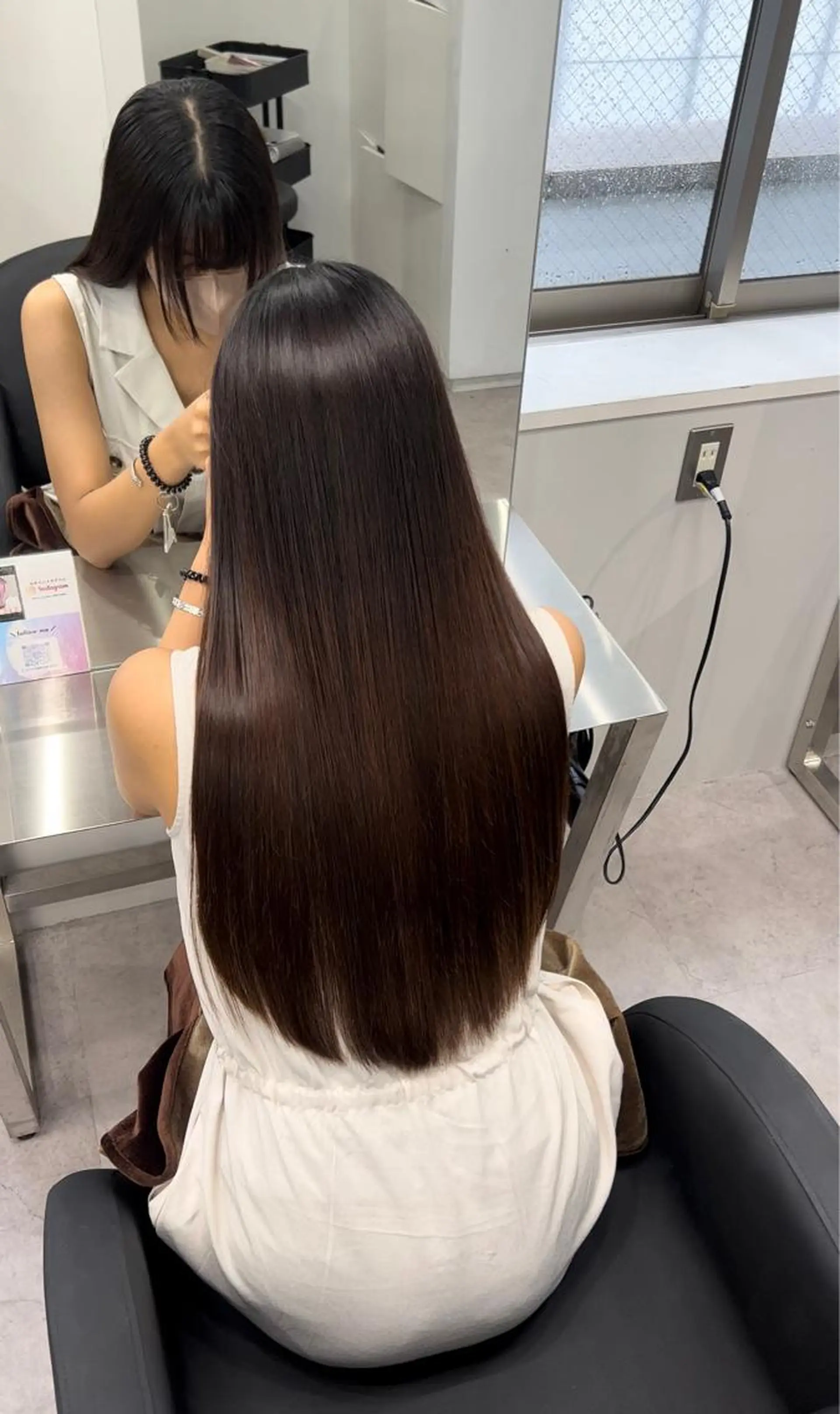 ロング カット トリートメント 🫧髪質改善 講師🫧🍎幹細胞のヘアスタイル